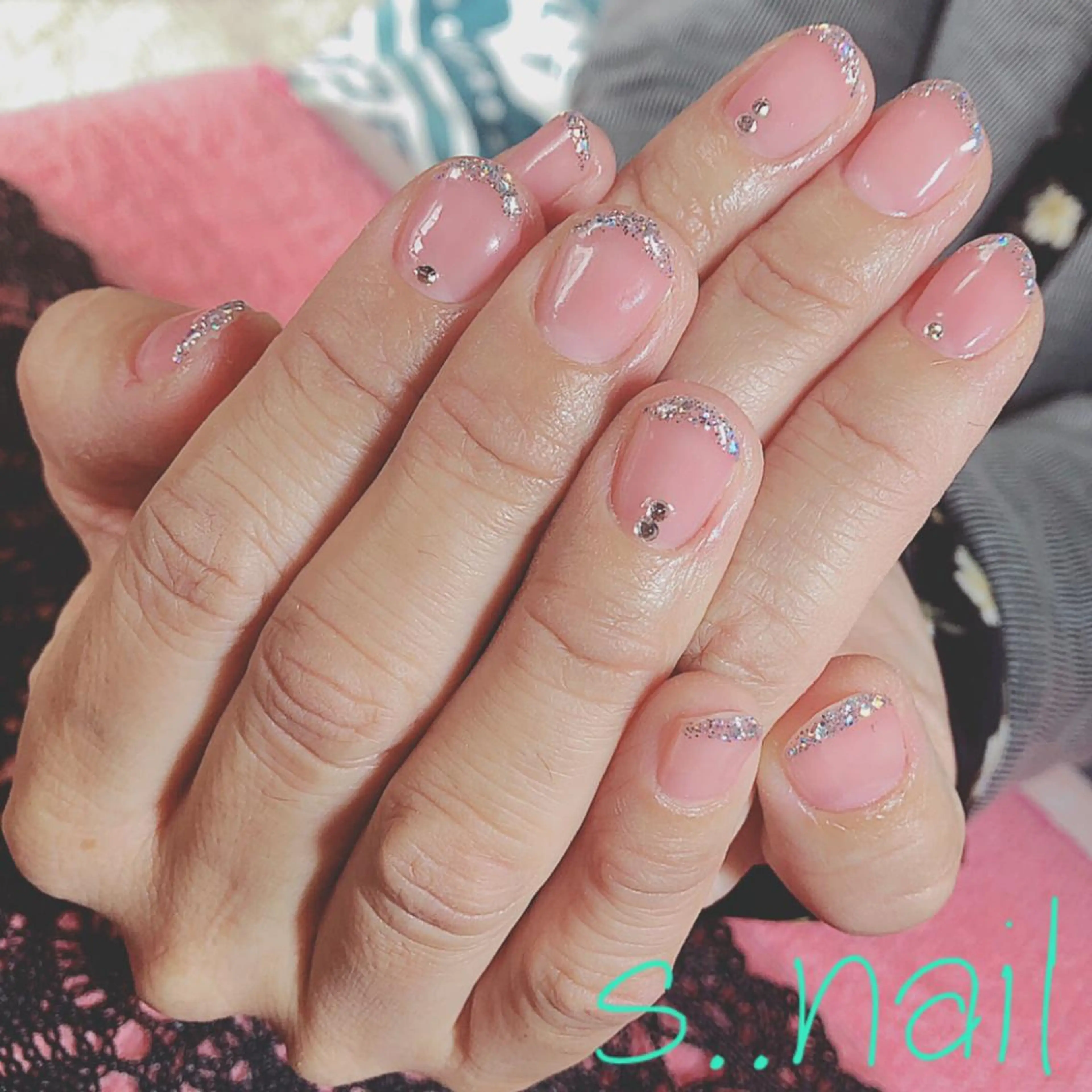 ネイル フレンチネイル ピンク ハンドネイル フットネイル s..nail / MORITAのネイルデザイン