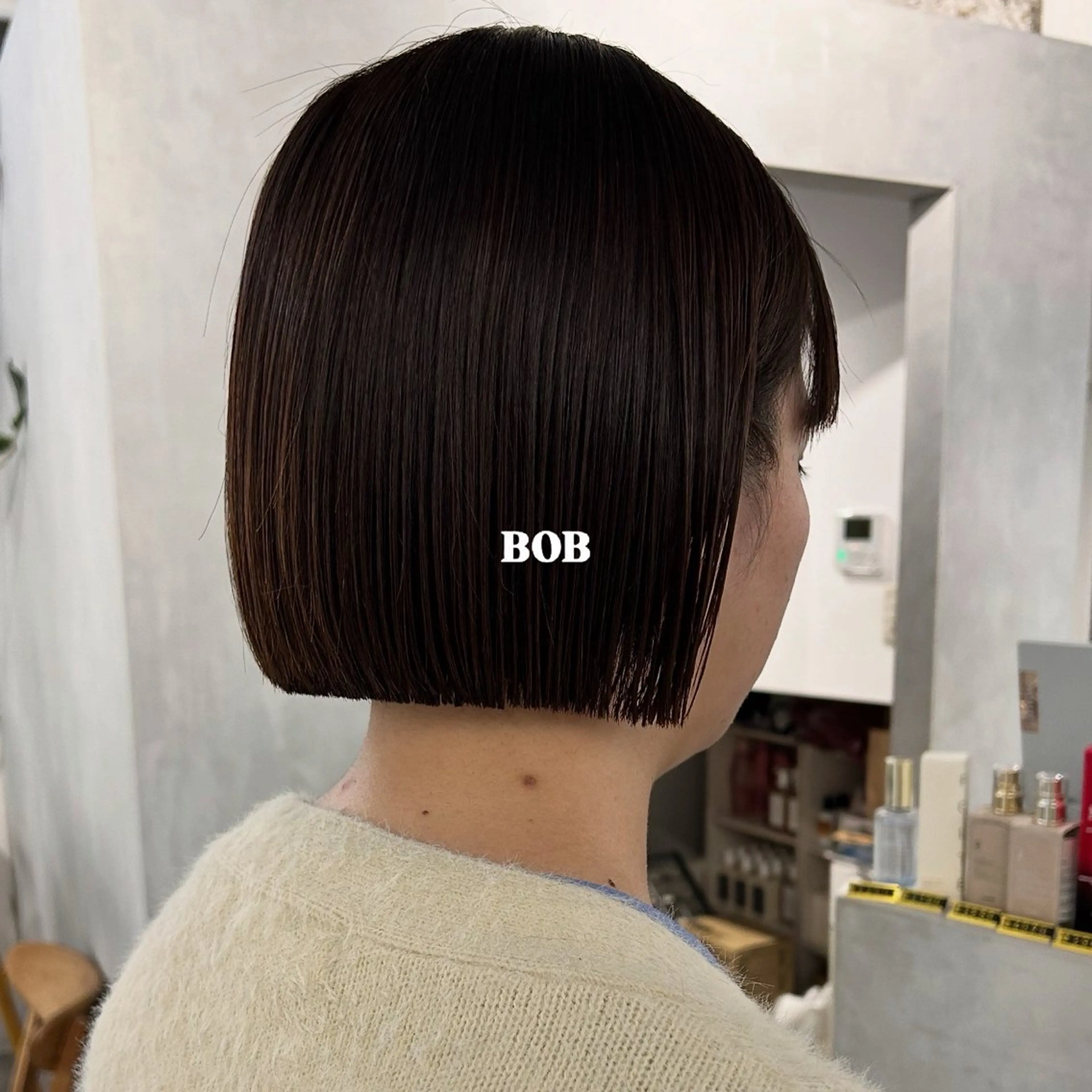 ショート カラー カット ヘアカラー トリートメント 切りっぱなしBOB 職人💜Anzuのヘアスタイル