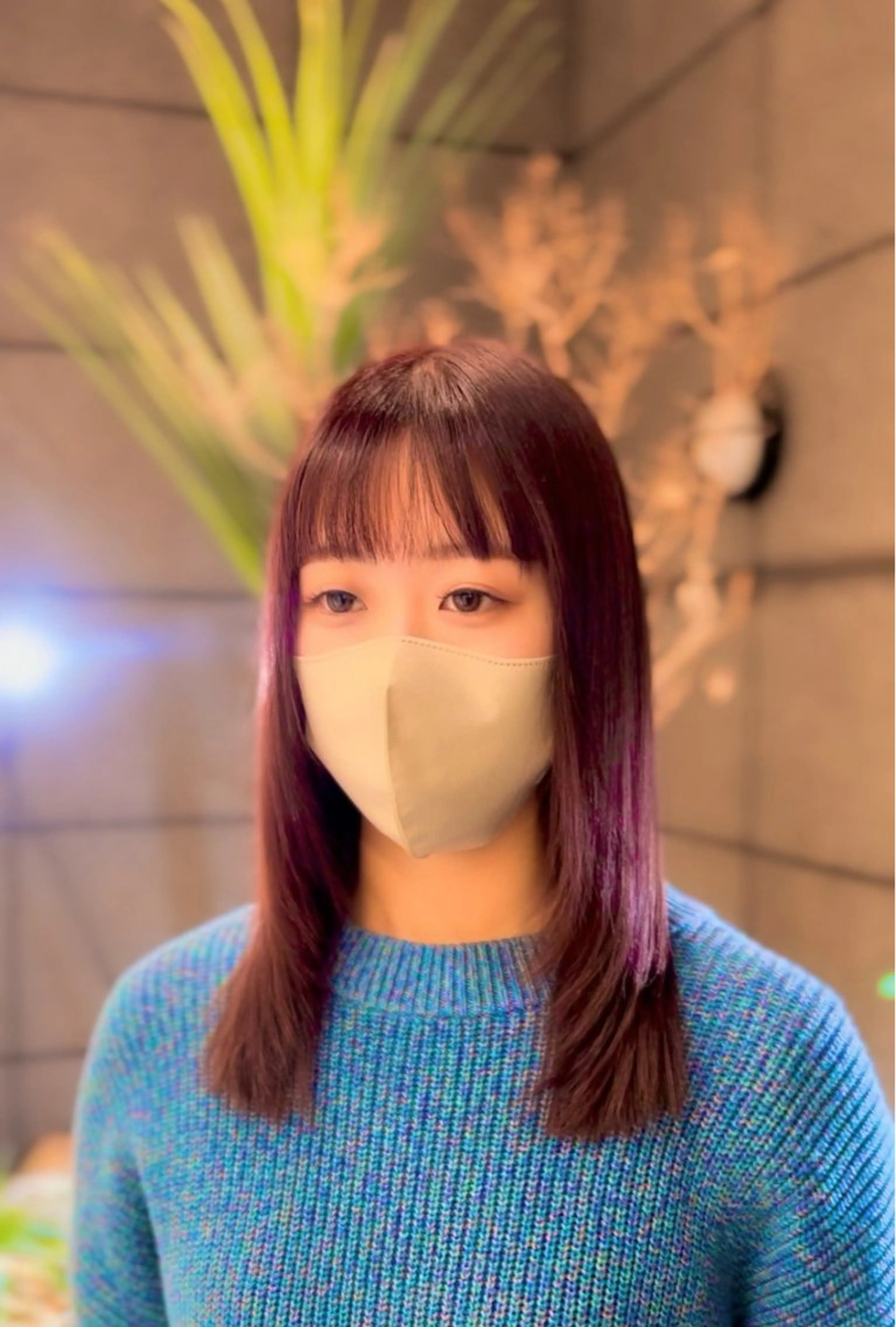 セミロング カラー 艶髪透明感🫧/ひか カットモデル募集✂︎のヘアスタイル