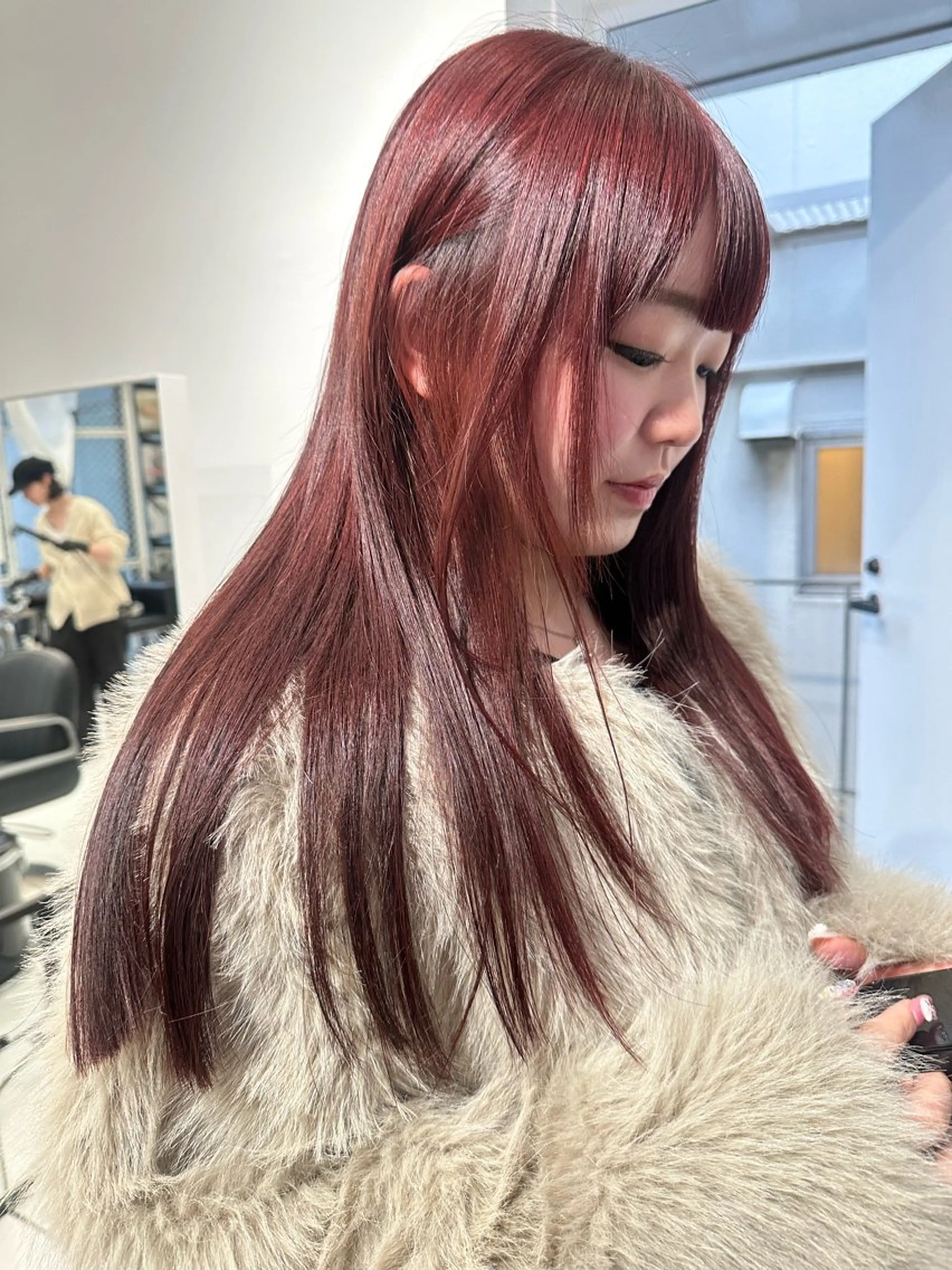 《平日限定》艶カラー+カット+ケアトリートメント🫧ྀི🎀の写真