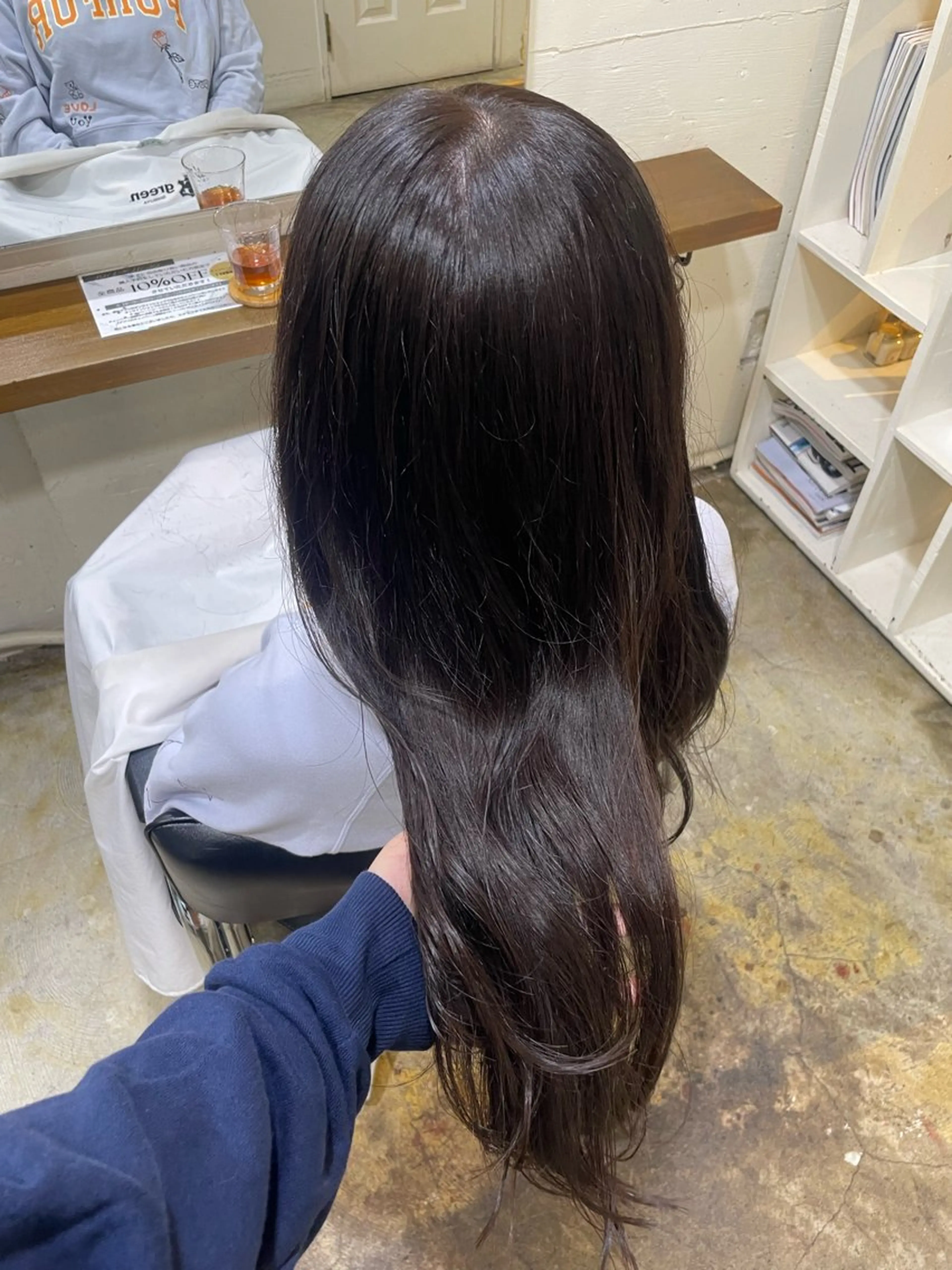 ロング カラー カット ヘアカラー トリートメント MIOベージュカラー 柔らかいカラーのヘアスタイル