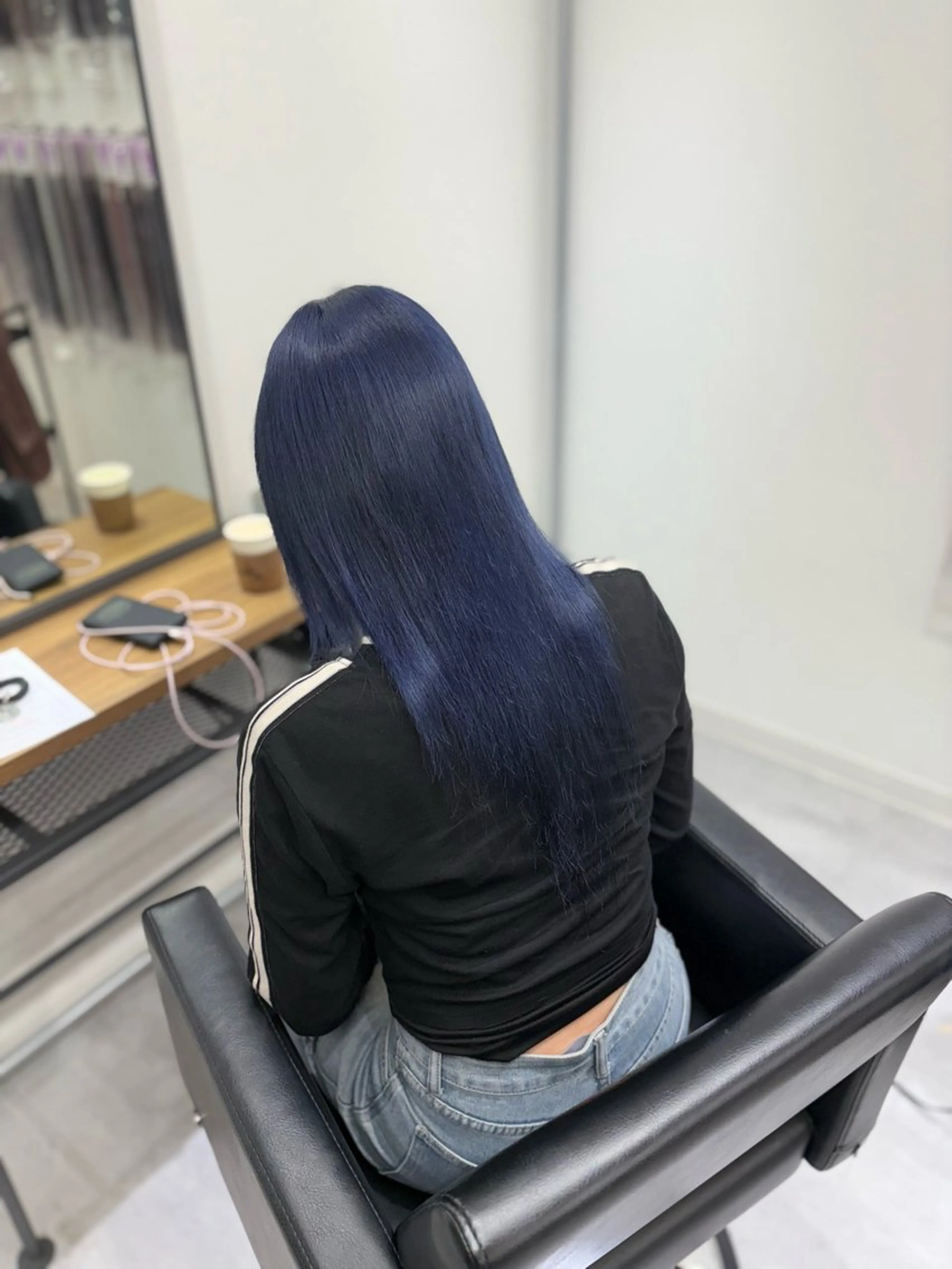 セミロング ヘアカラー SAKI🫧NEXT 池袋/韓国風カラー✨のヘアスタイル