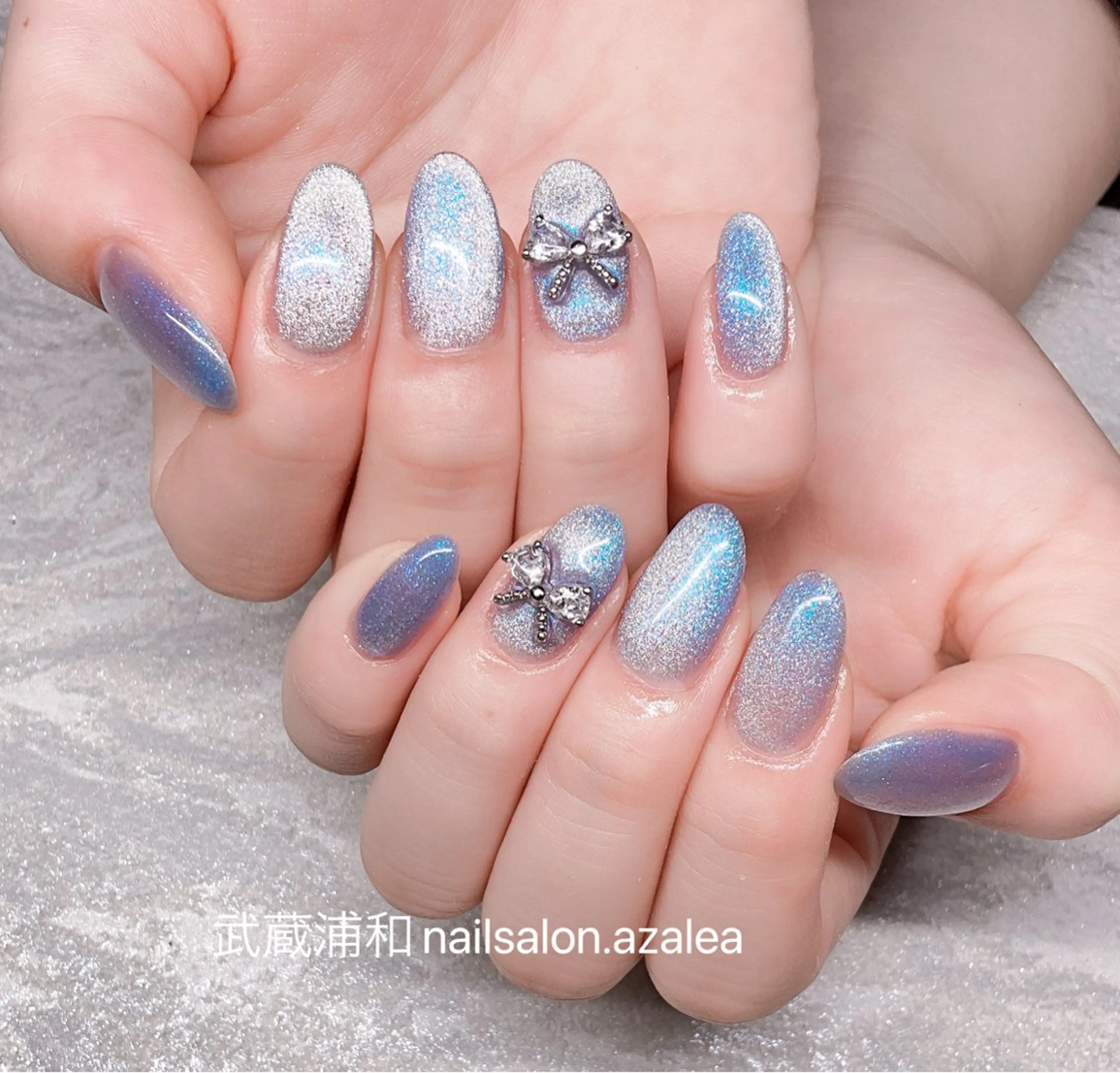 ネイル リボン R inのネイルデザイン