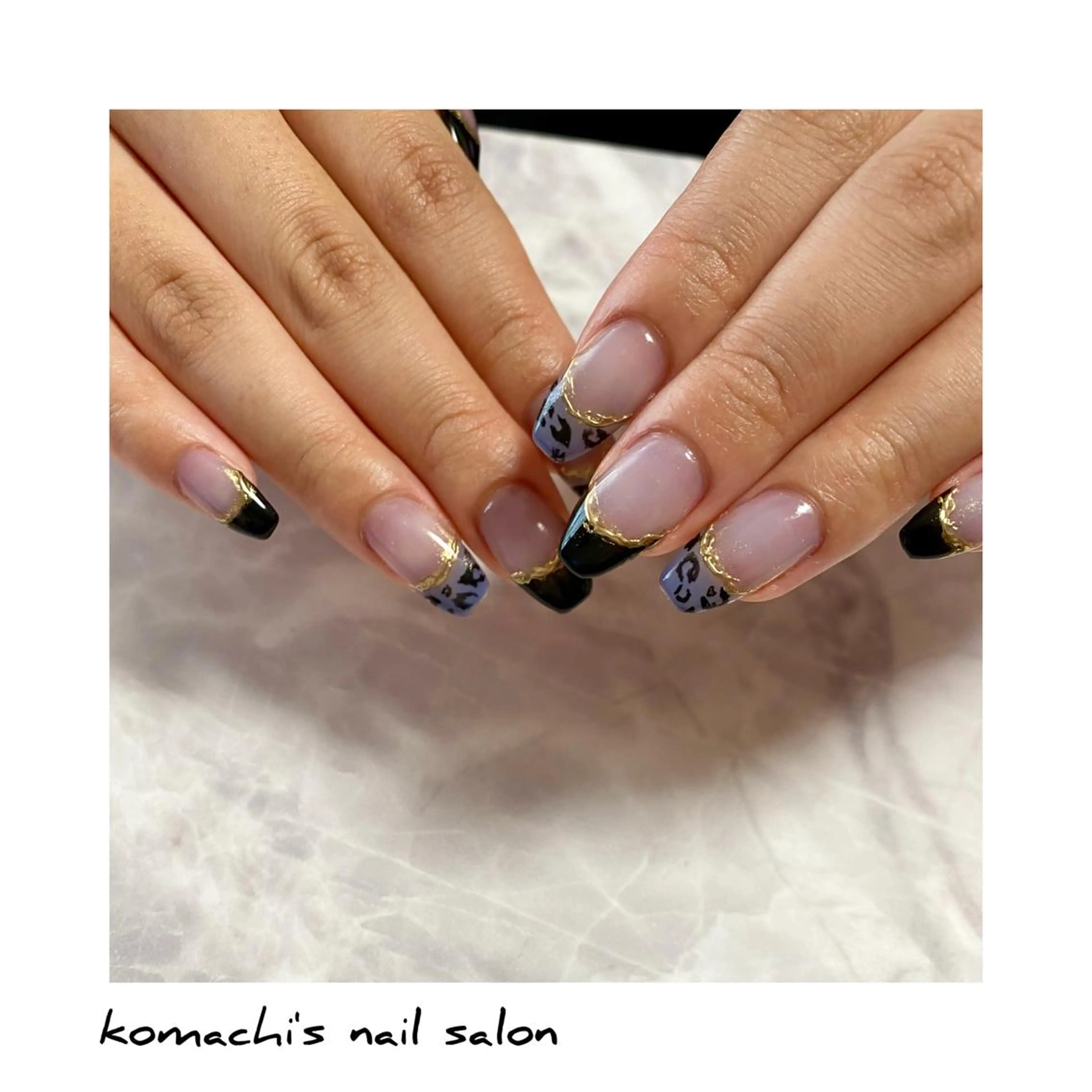 ネイル アニマル柄 ハンドネイル akita kazumiのネイルデザイン