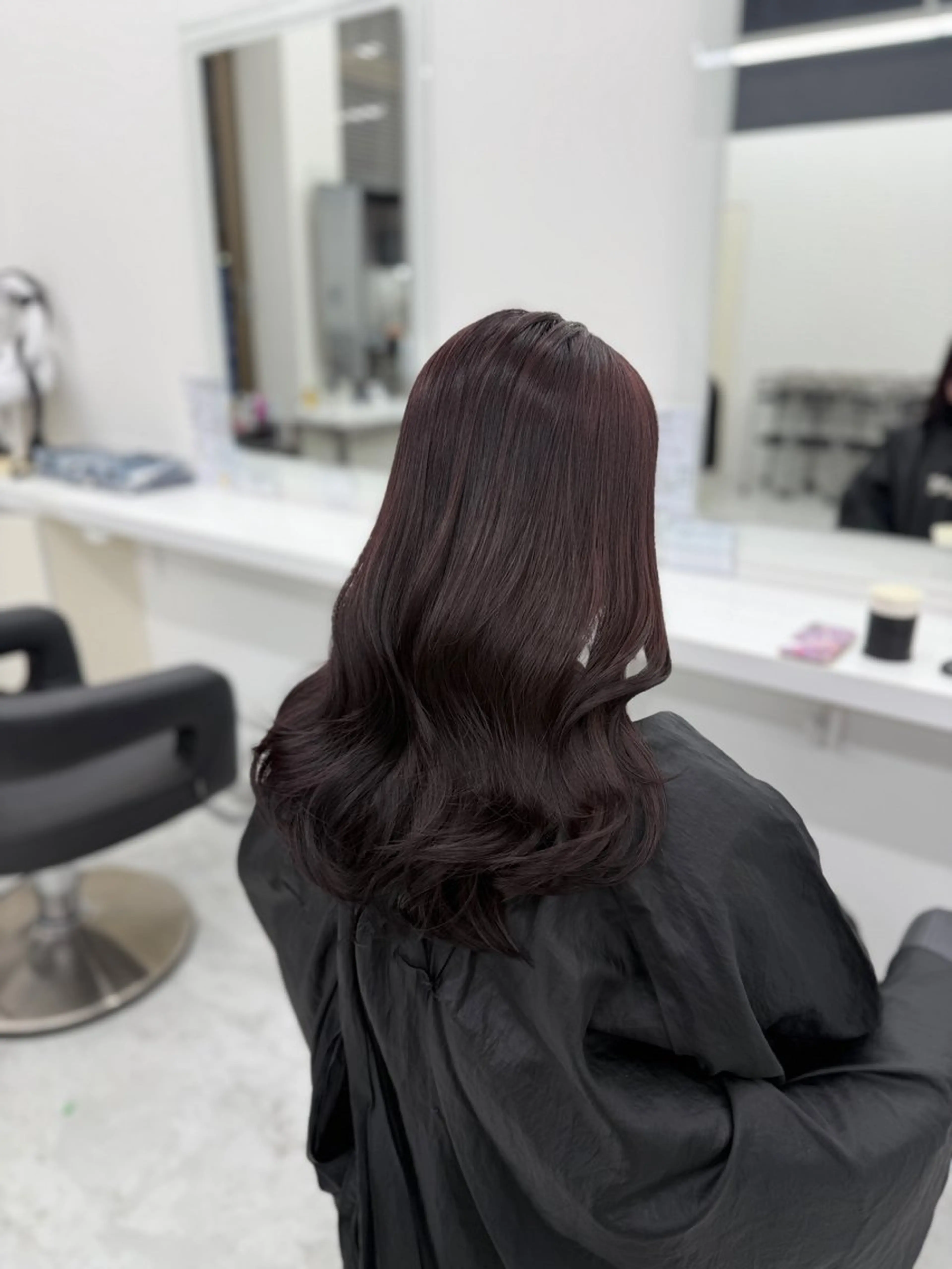 セミロング カラー ヘアアレンジ ヘアカラー トリートメント ヘアセット 🎀Girly艶髪カ ラー🎀Harukaのヘアスタイル