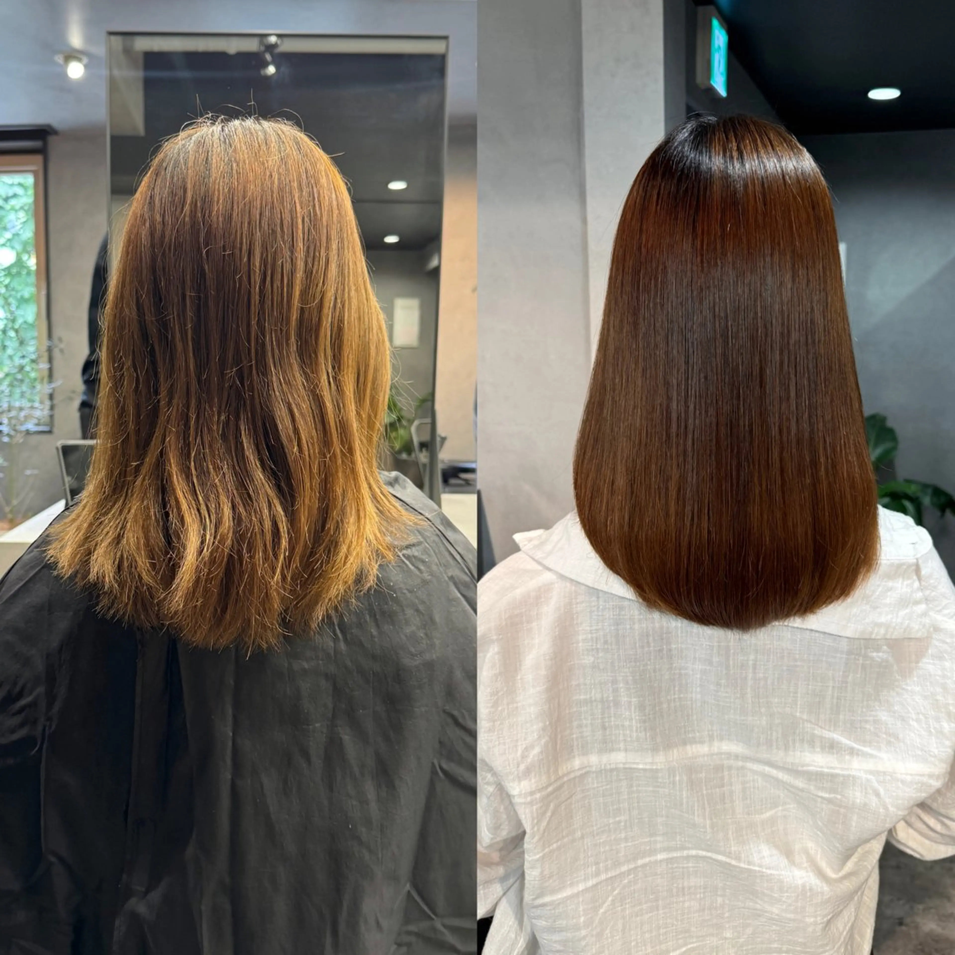 セミロング 縮毛矯正 髪質改善/艶髪 MINAMIのヘアスタイル