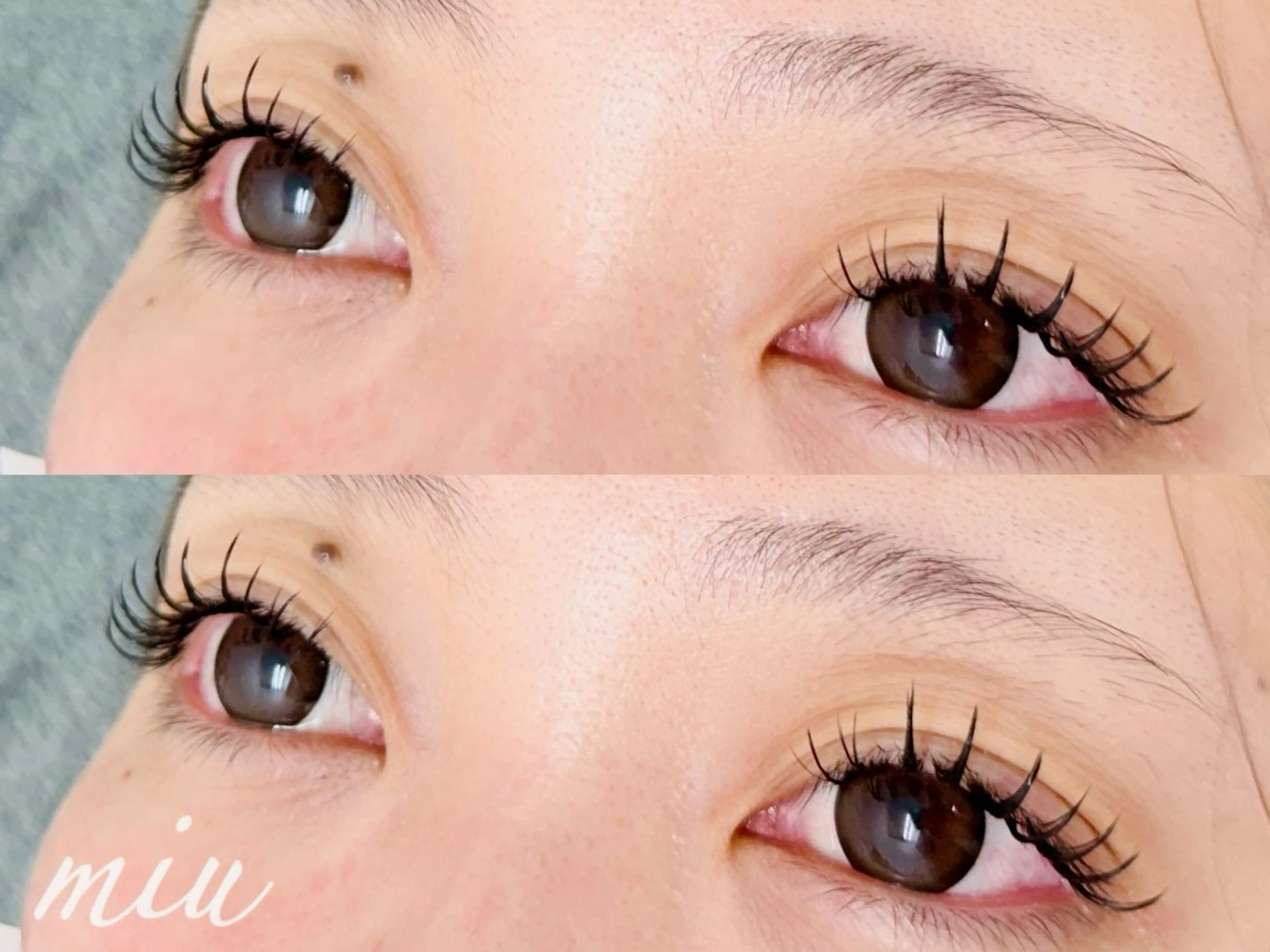 マツエク・マツパ バインドロック 束感まつ毛 マツエク miunail Minamiのマツエク・マツパデザイン
