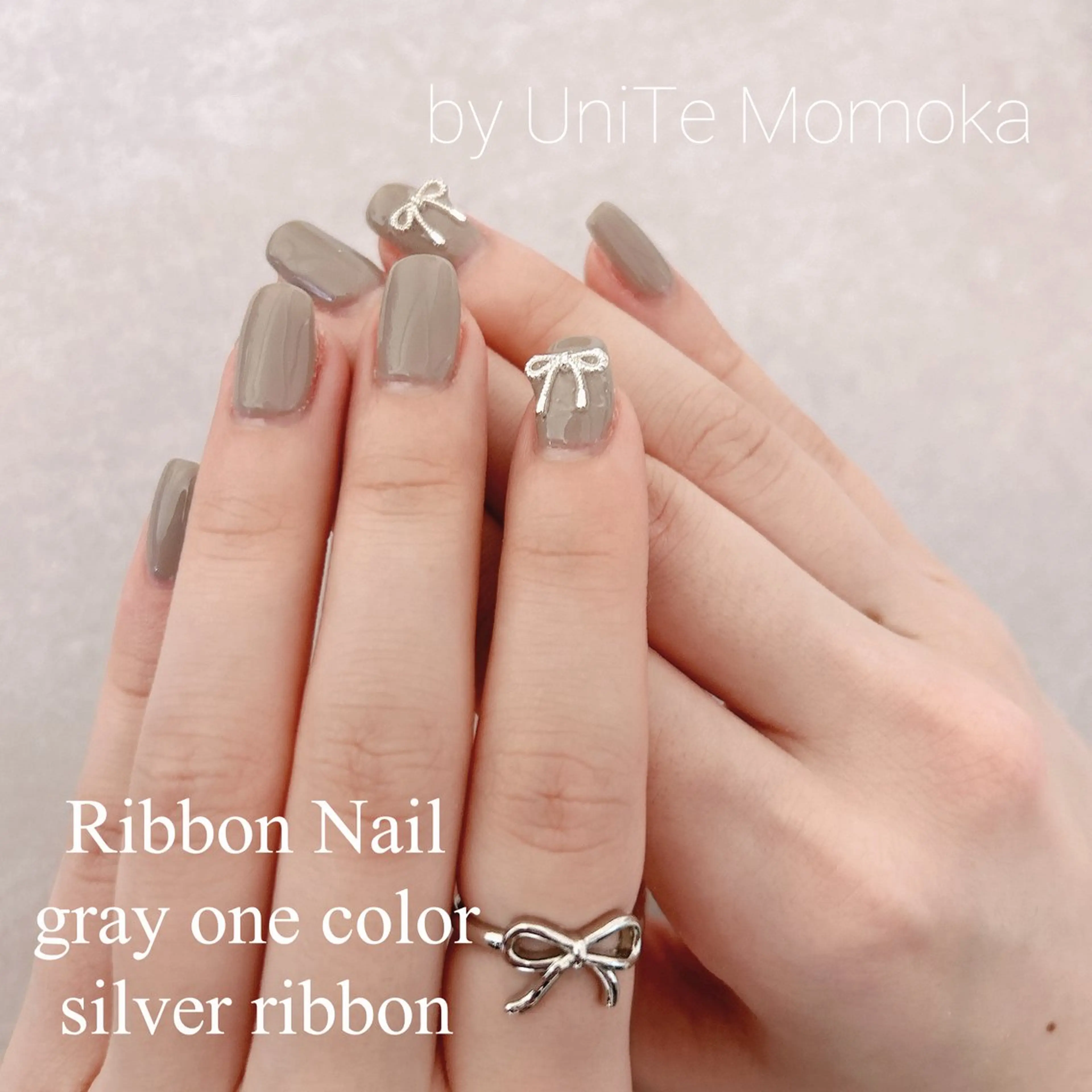 ネイル リボン momoka_nails所属・Momo Nailsのネイルデザイン