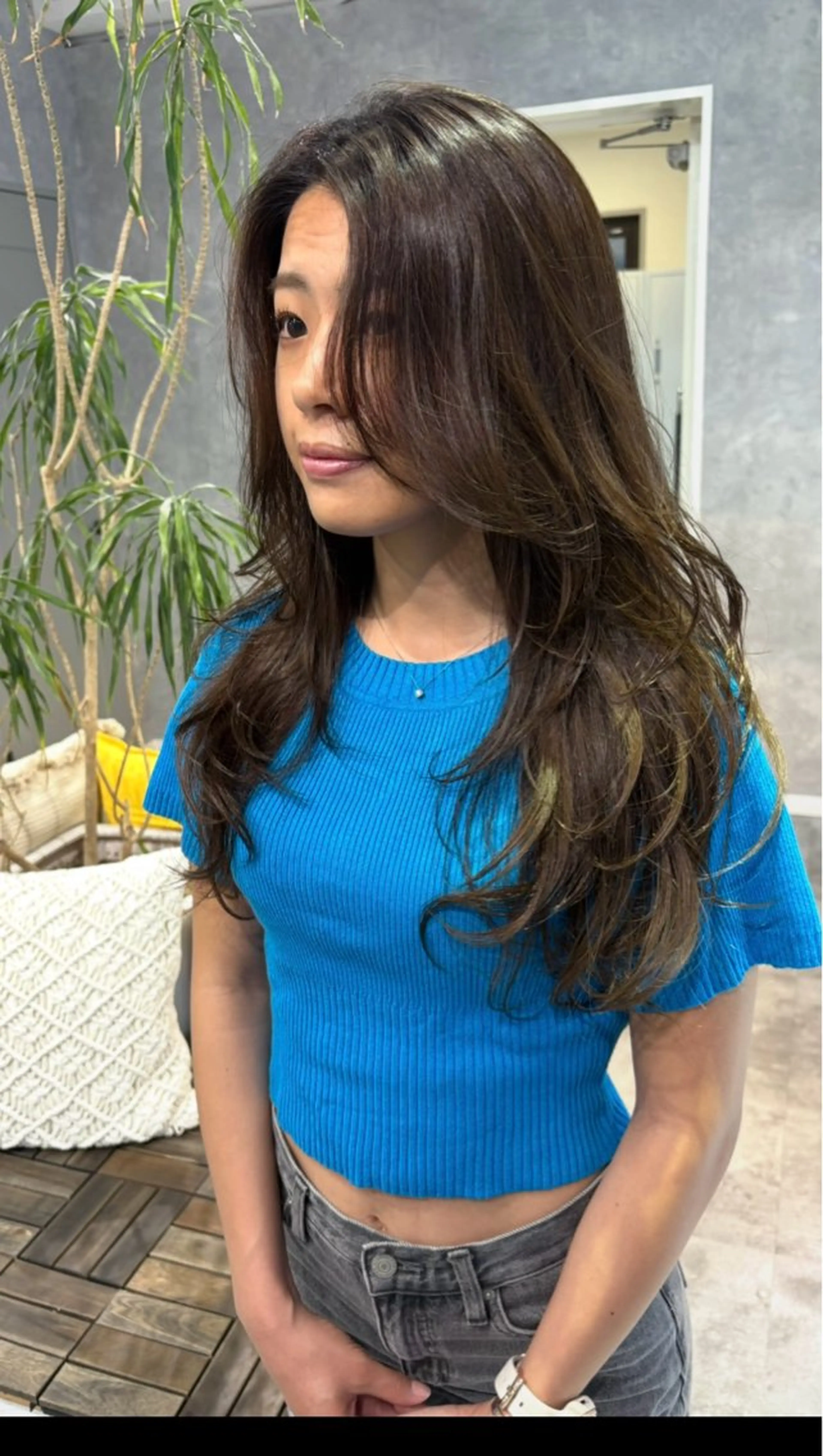 ロング 髪質改善 レイヤーカット カット ヘアカラー 海外レイヤーカット 🇺🇸山村拓士のヘアスタイル