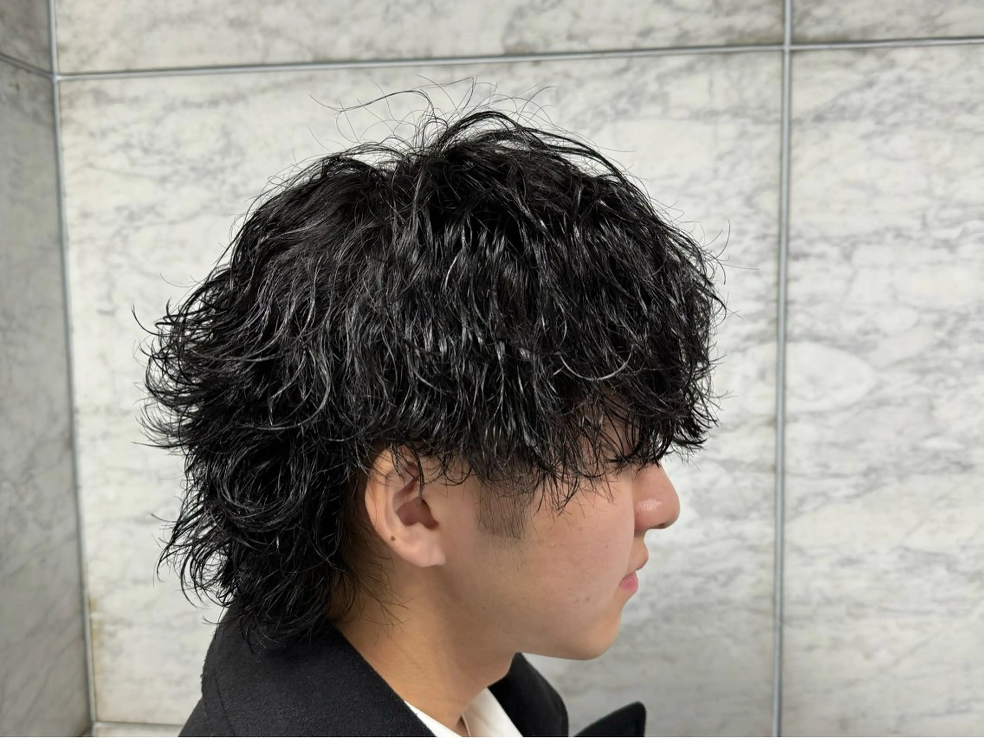 パーマ メンズ カット パーマ パーマ／京都駅 ／メンズ/藤井　翔のヘアスタイル