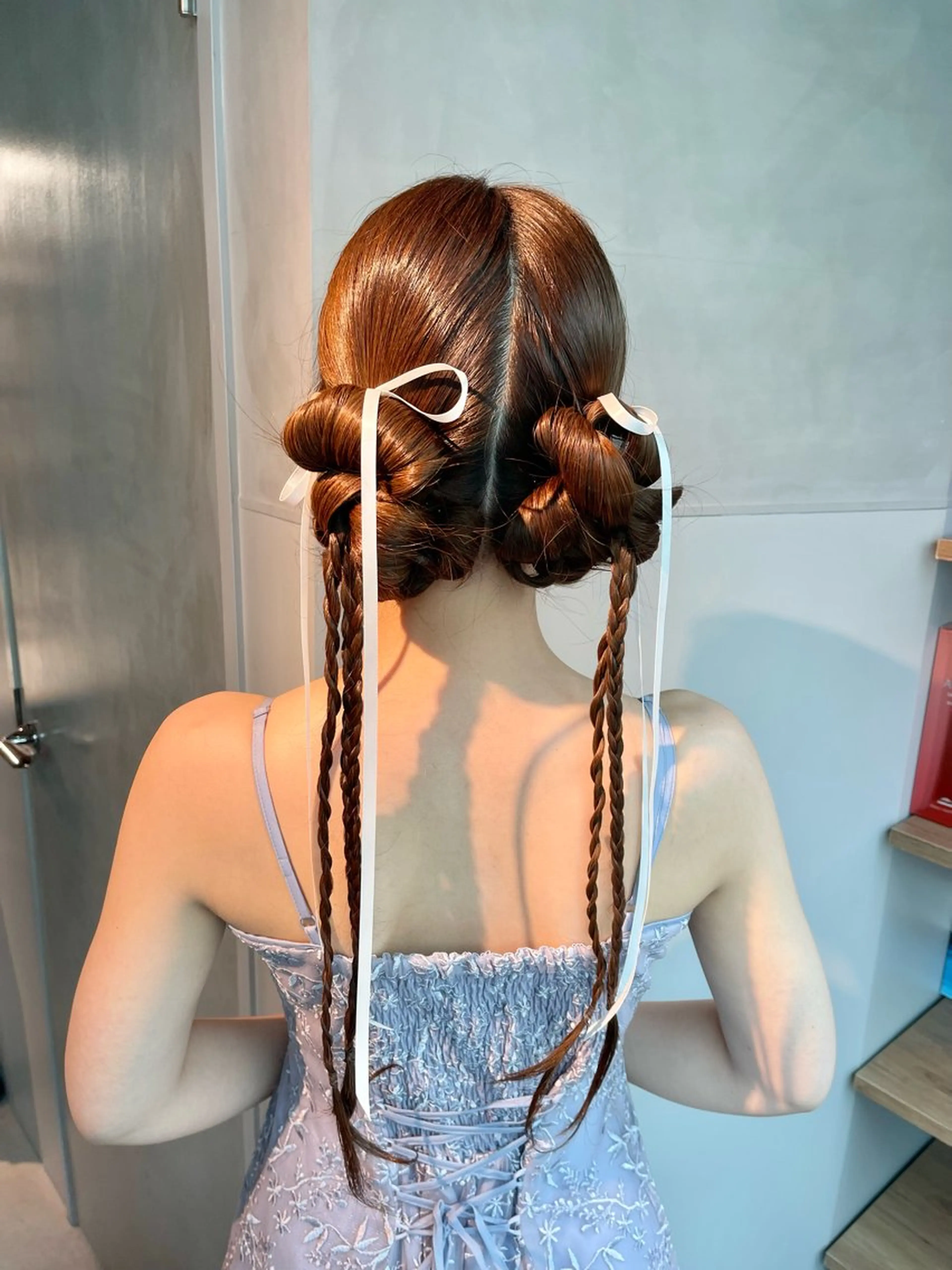 ヘアアレンジ 結婚式・ブライダル 卒業式のヘアスタイル ヘアセット charm《銀座》 ヘアセット/縮毛矯正のヘアスタイル