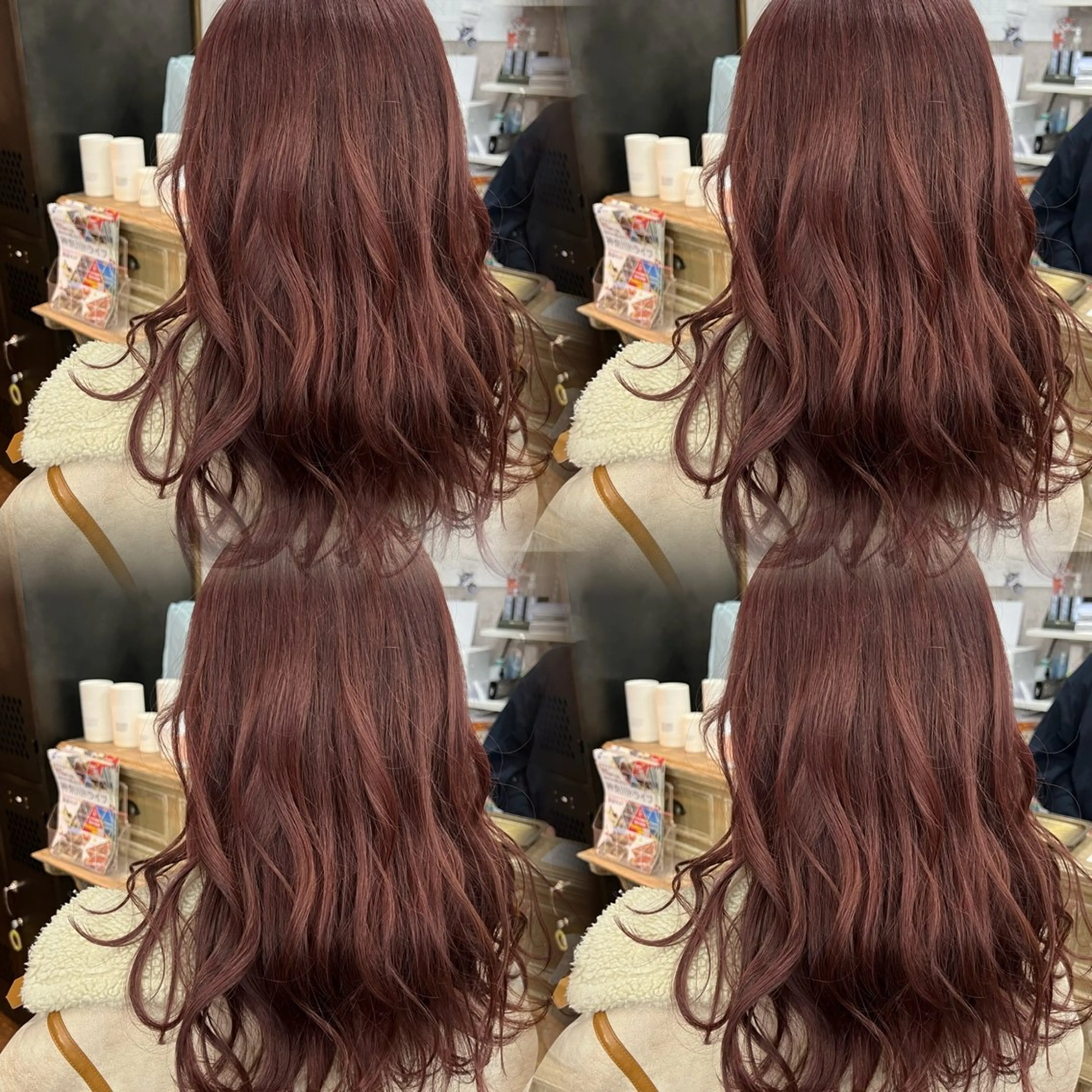 🩷【ハイトーン人気No.1🥇】🫧カット➕ブリーチ無しダブルカラー➕2種トリートメント🫧[レイヤー/ウルフ/ボブ]の写真