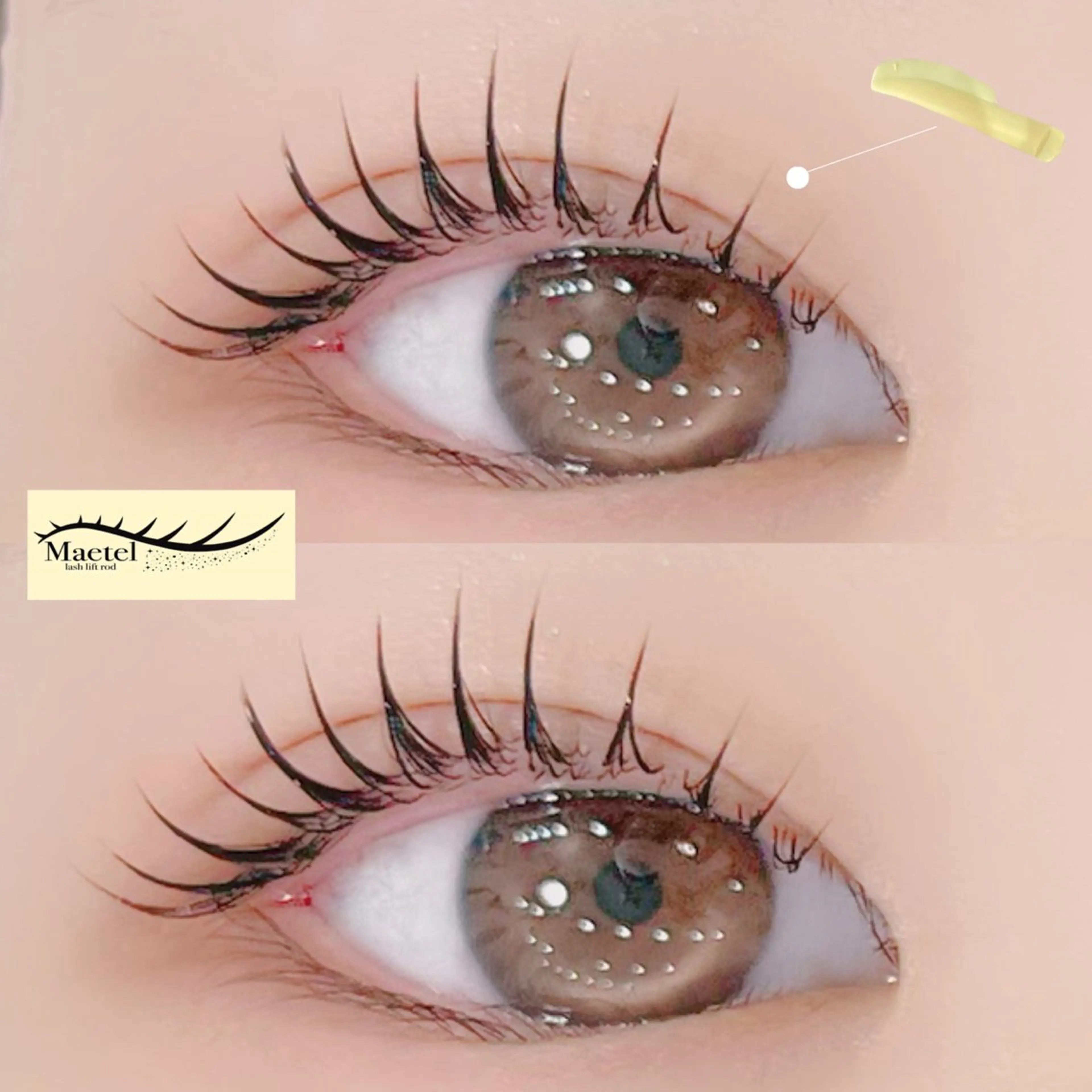 【まつげパーマ★ダウンxラッシュ】メーテルラッシュ ¥3480の写真