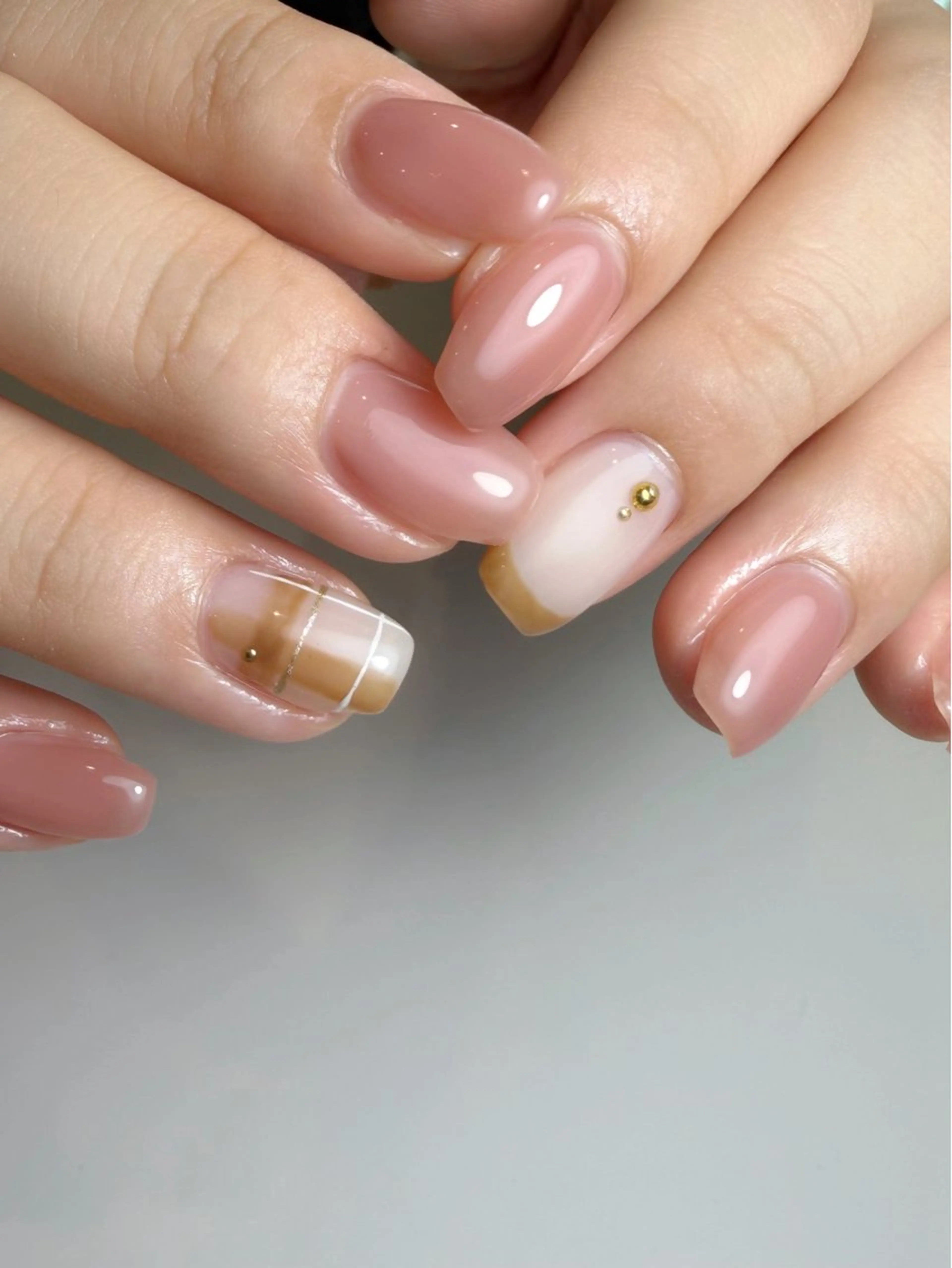 ネイル ハンドネイル Beauty salon Ryu・ange所属・PEARL ROSE パールローズのネイルデザイン