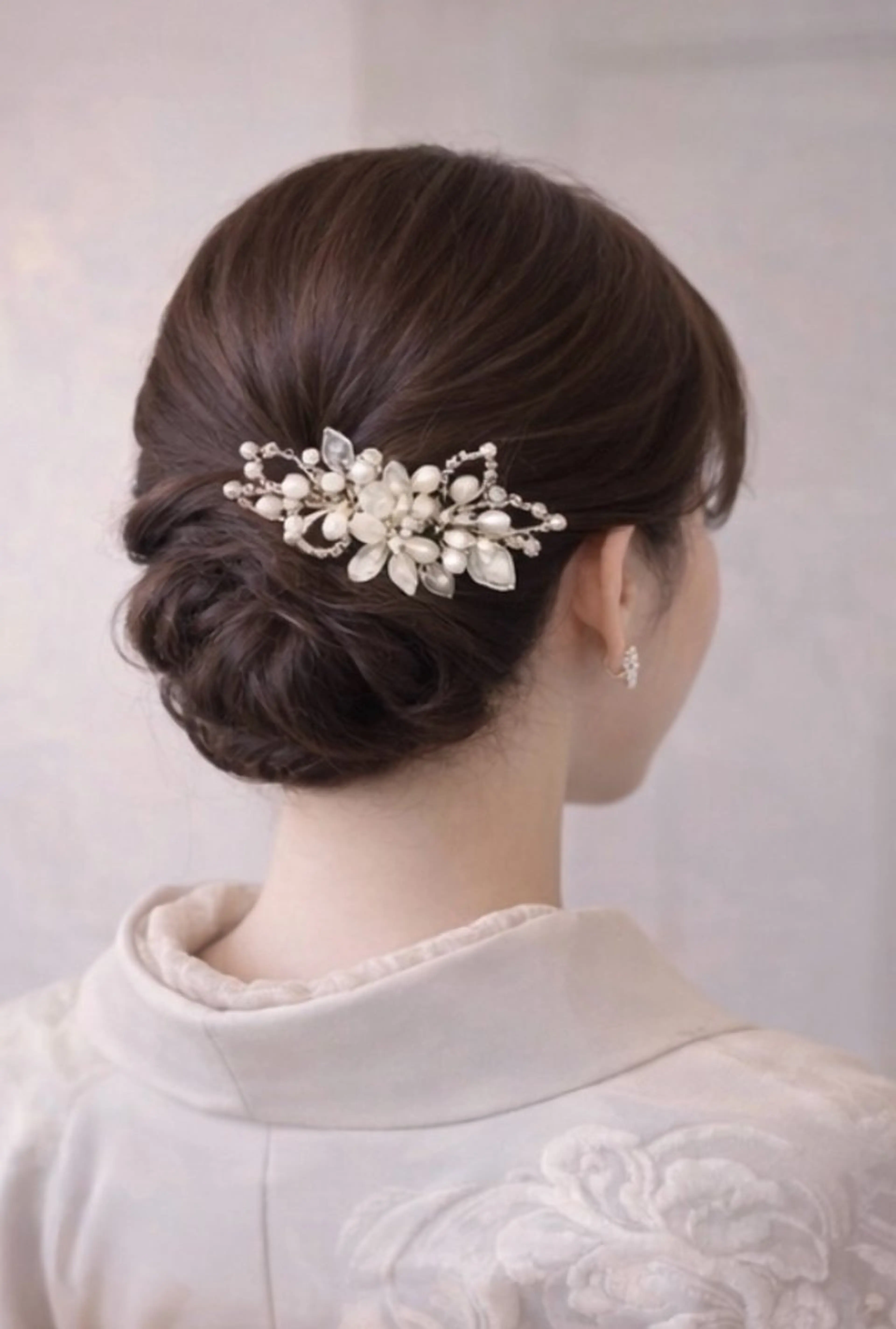 🌸入学式・卒業式におすすめ🌸訪問着着付け＋ヘアセットのセットメニューです💐大切な1日を、上品で崩れにくいスタイルにの写真