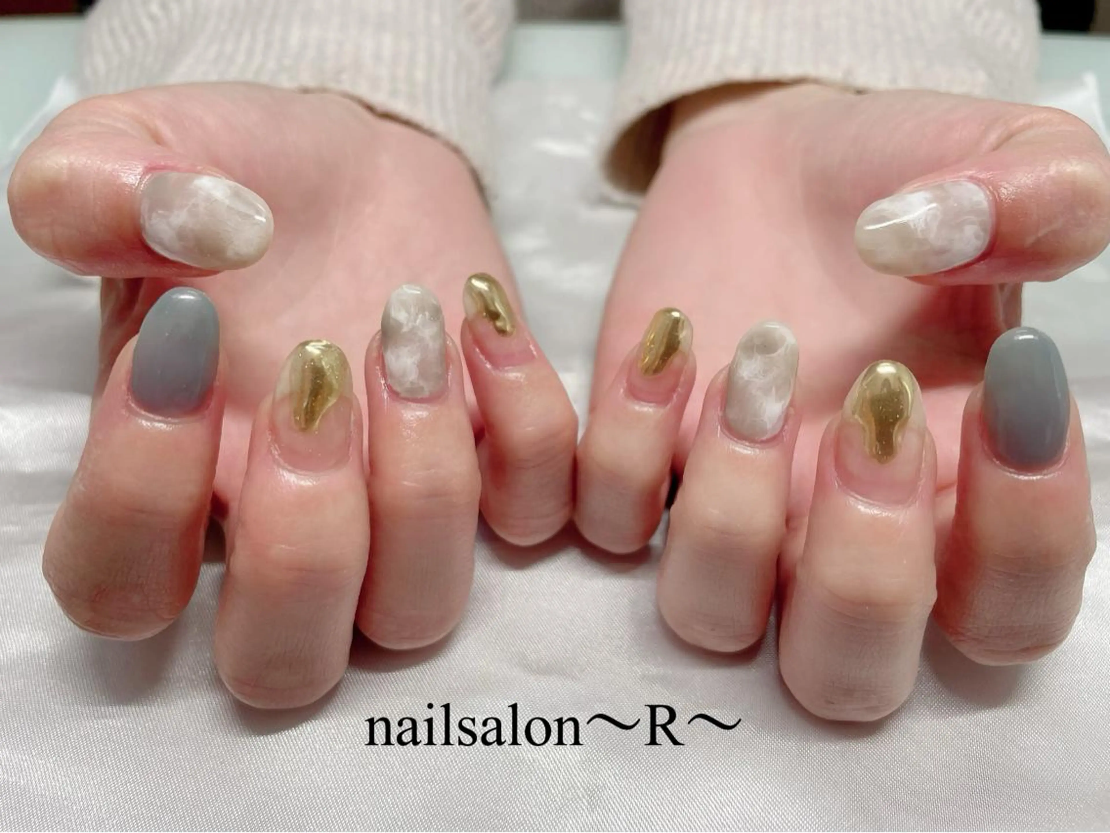 ネイル ハンドネイル 〜 R〜 プライベートサロンのネイルデザイン