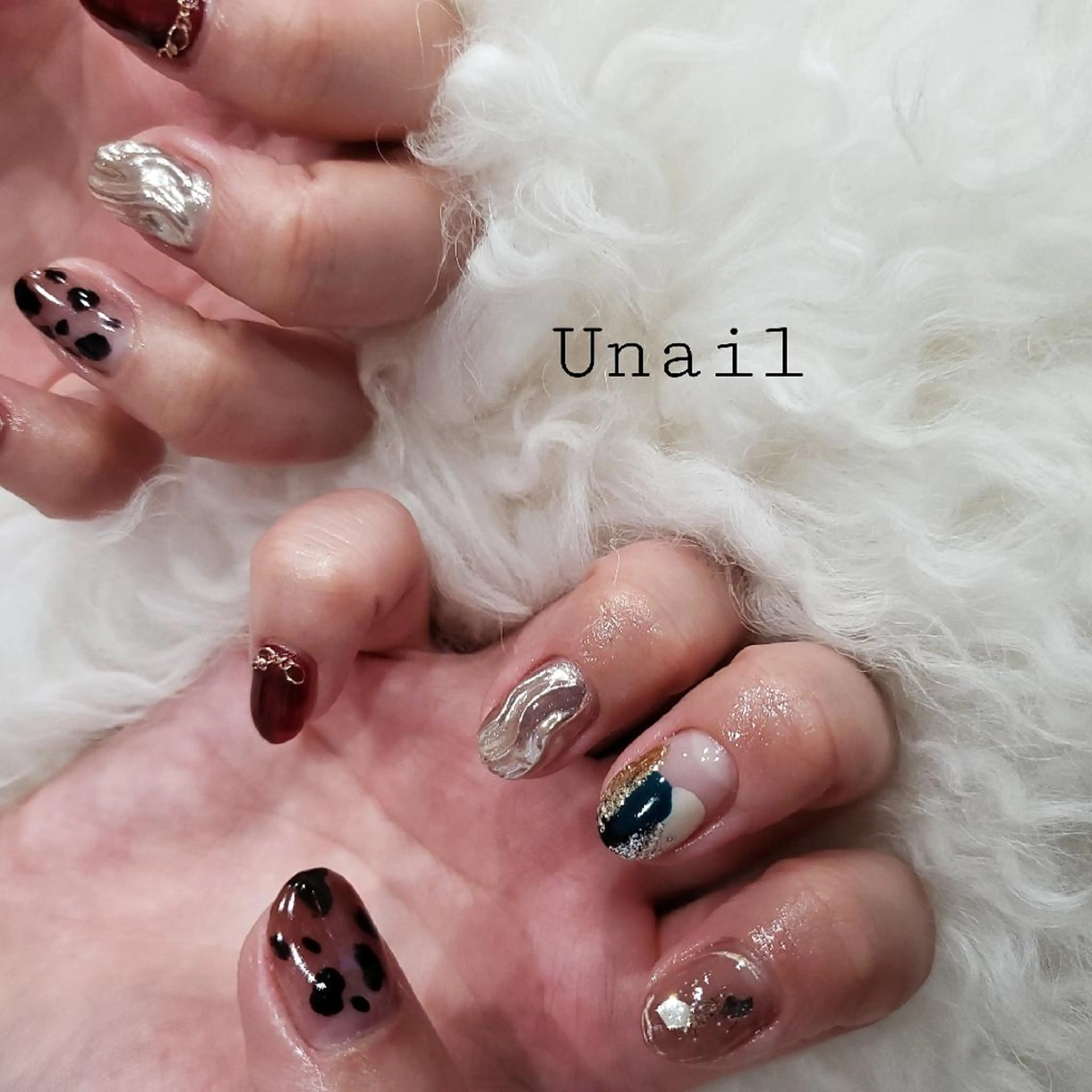 ネイル ニュアンスネイル ハンドネイル U nail所属・高橋 千恵のネイルデザイン