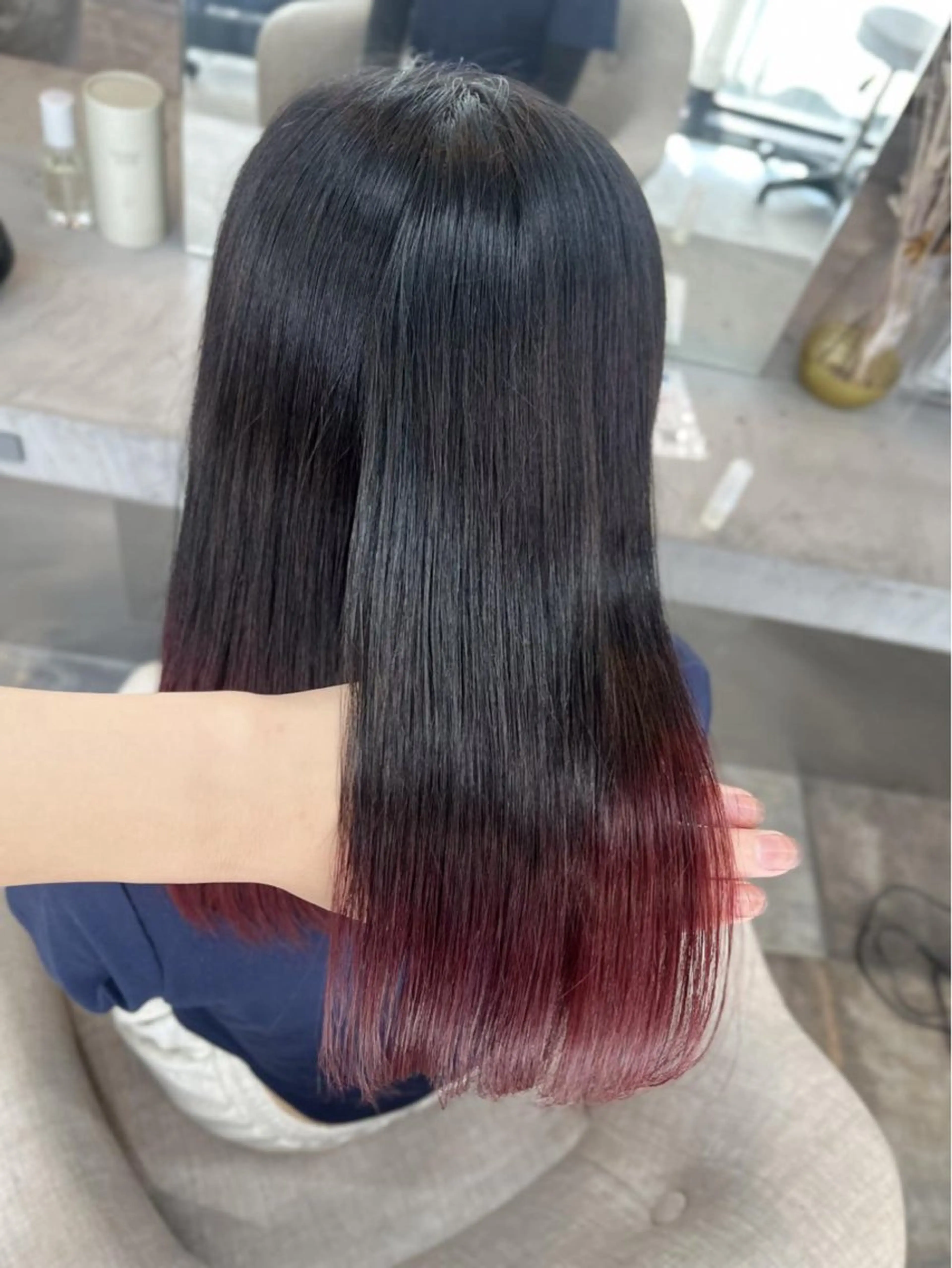 ロング カラー ヘアカラー Maho ブリーチモデル募集中のヘアスタイル