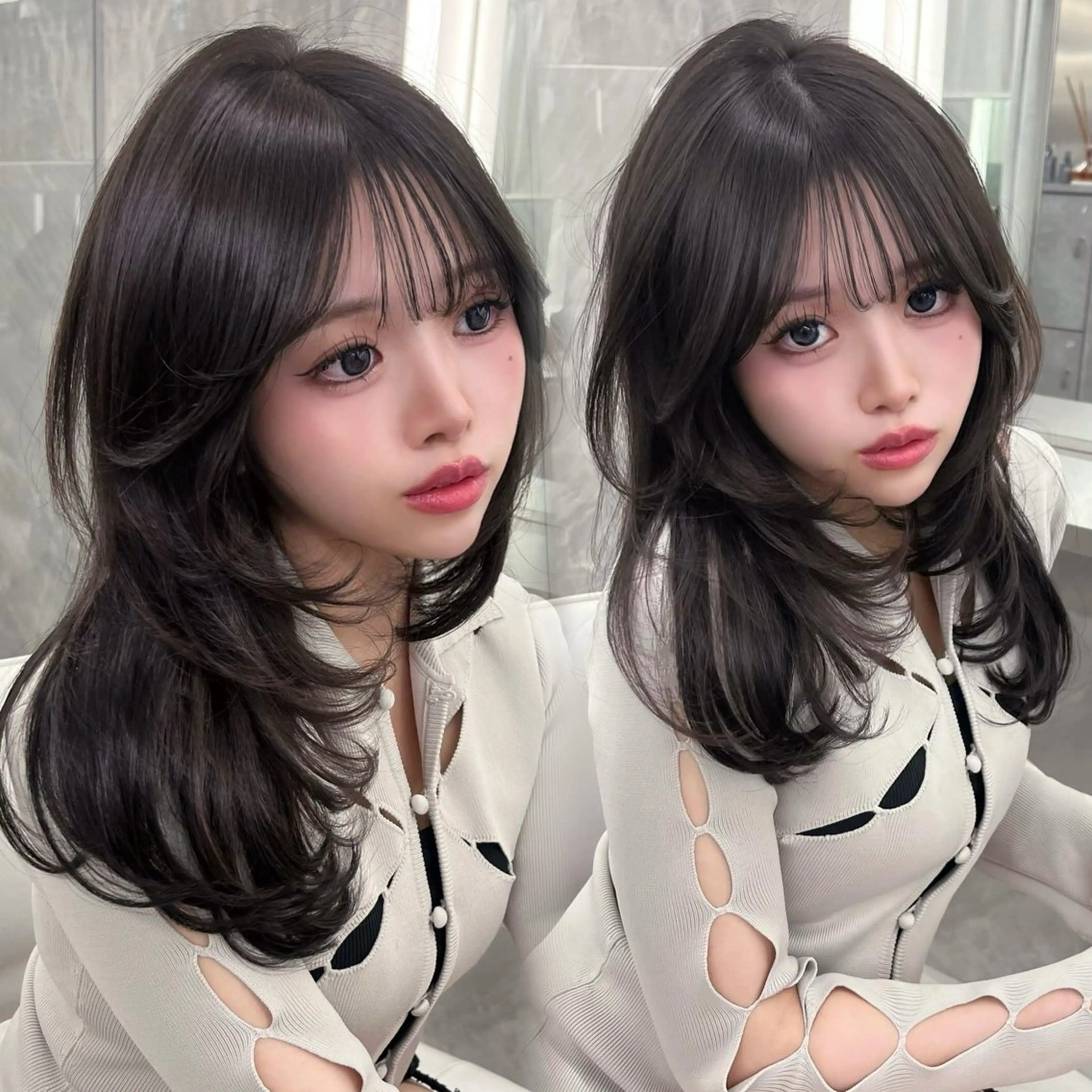 ロングレイヤーカット＋トリートメント♥の写真