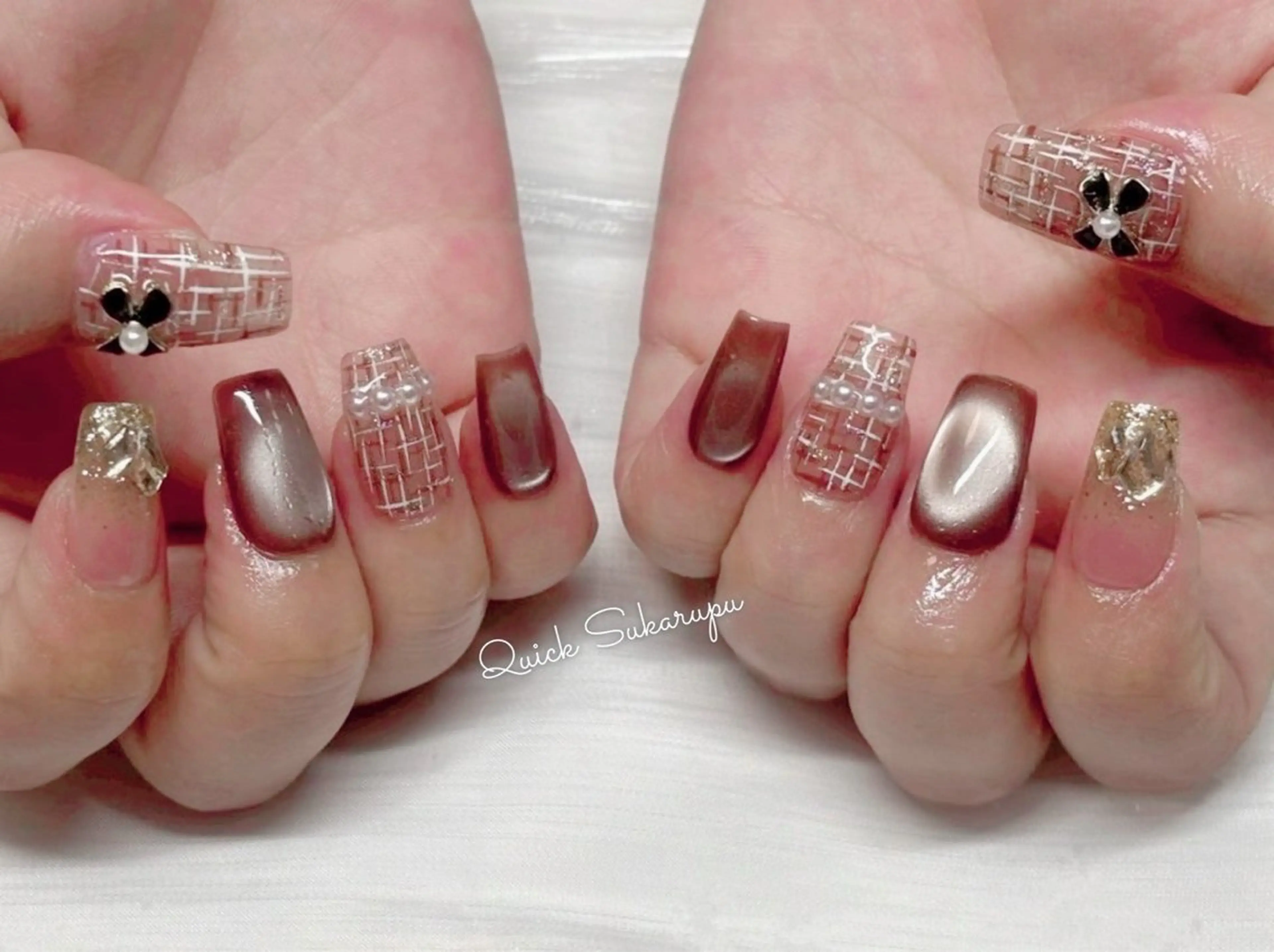ネイル ハンドネイル Quick Sukarupu新宿のネイルデザイン