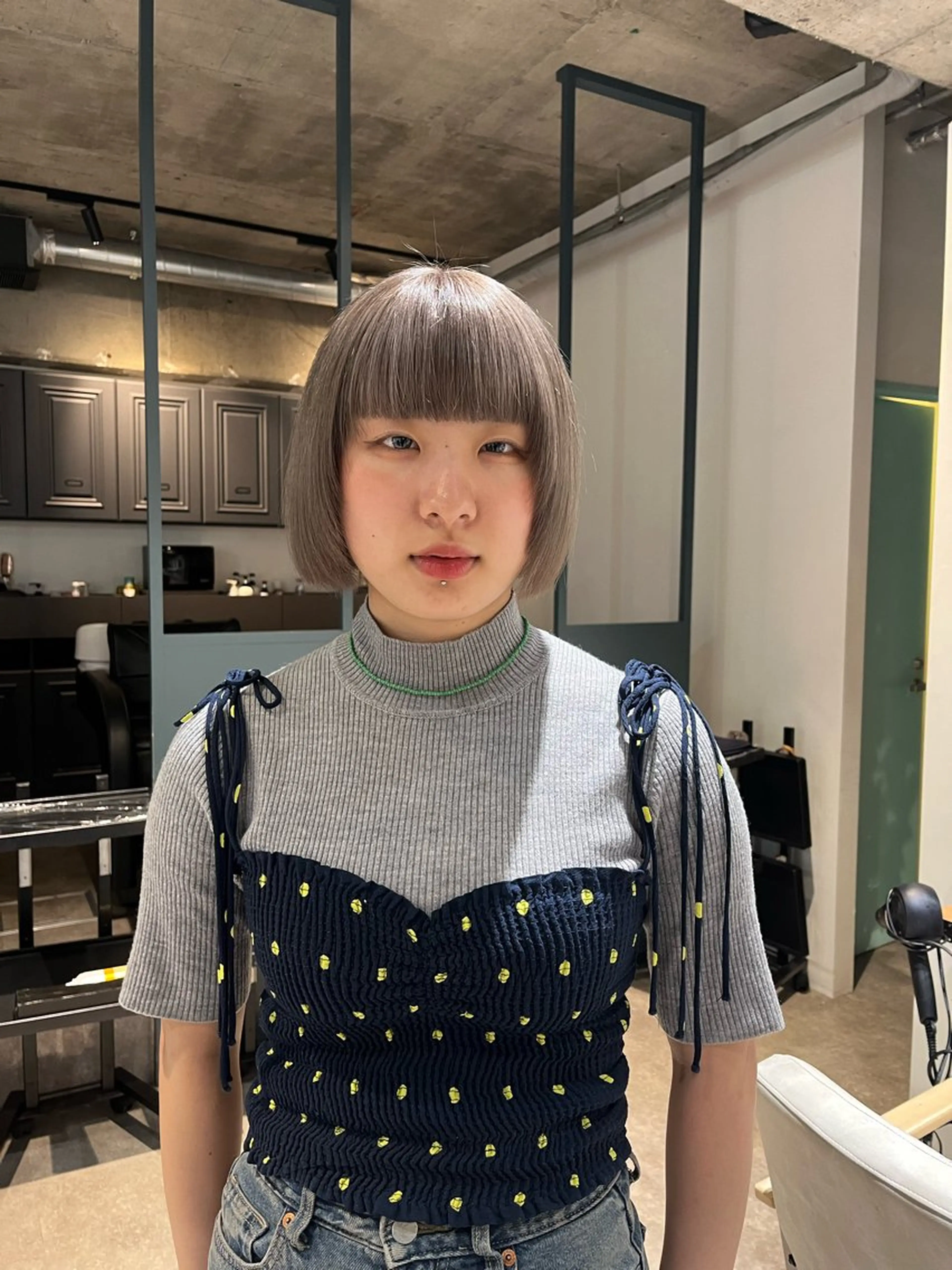 ミディアム カット 🦋女子ウケメンズ パーマYUI🦋のヘアスタイル