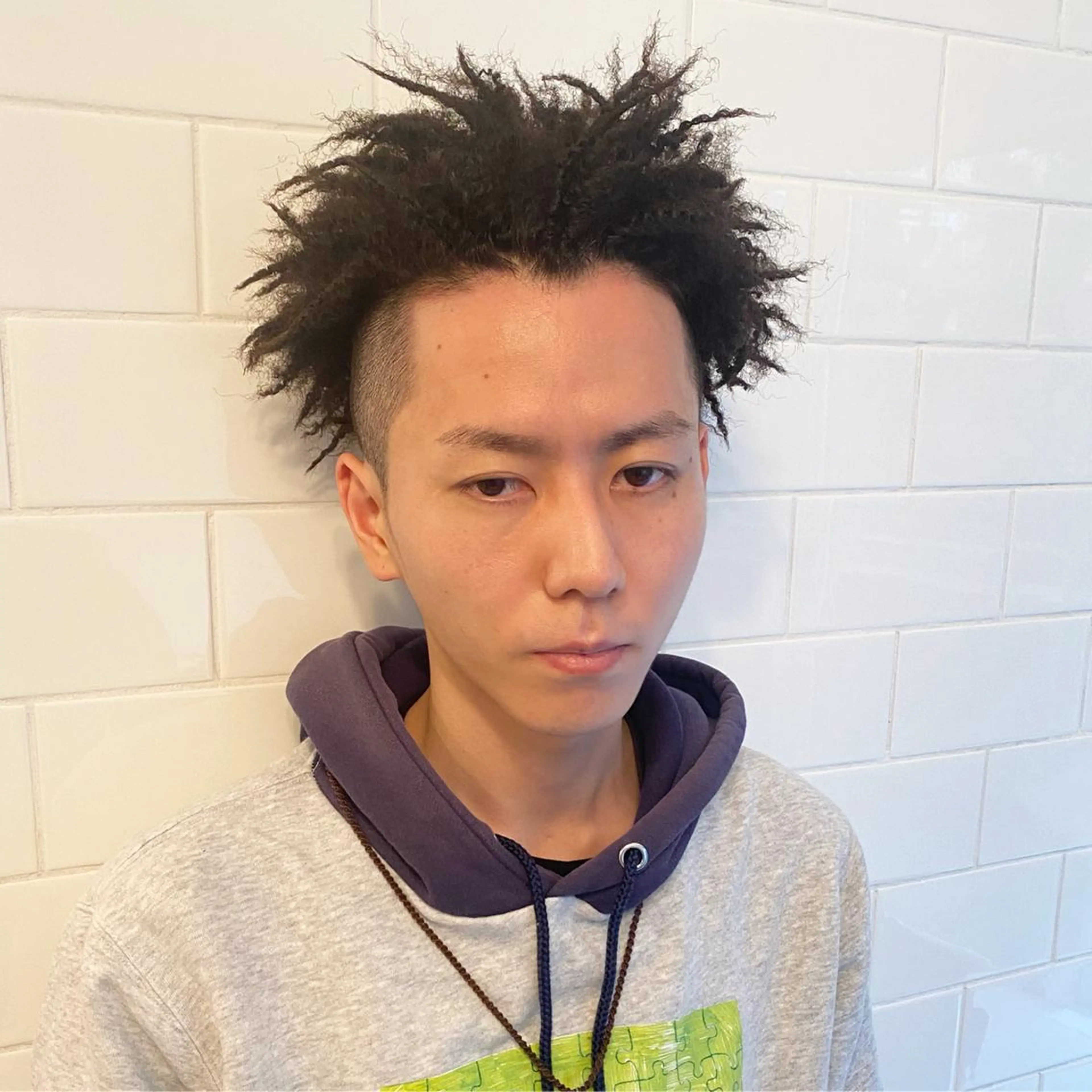 ショート カラー パーマ ヘアアレンジ メンズ キッズ ネイル マツエク・マツパ 中元 淳のヘアスタイル