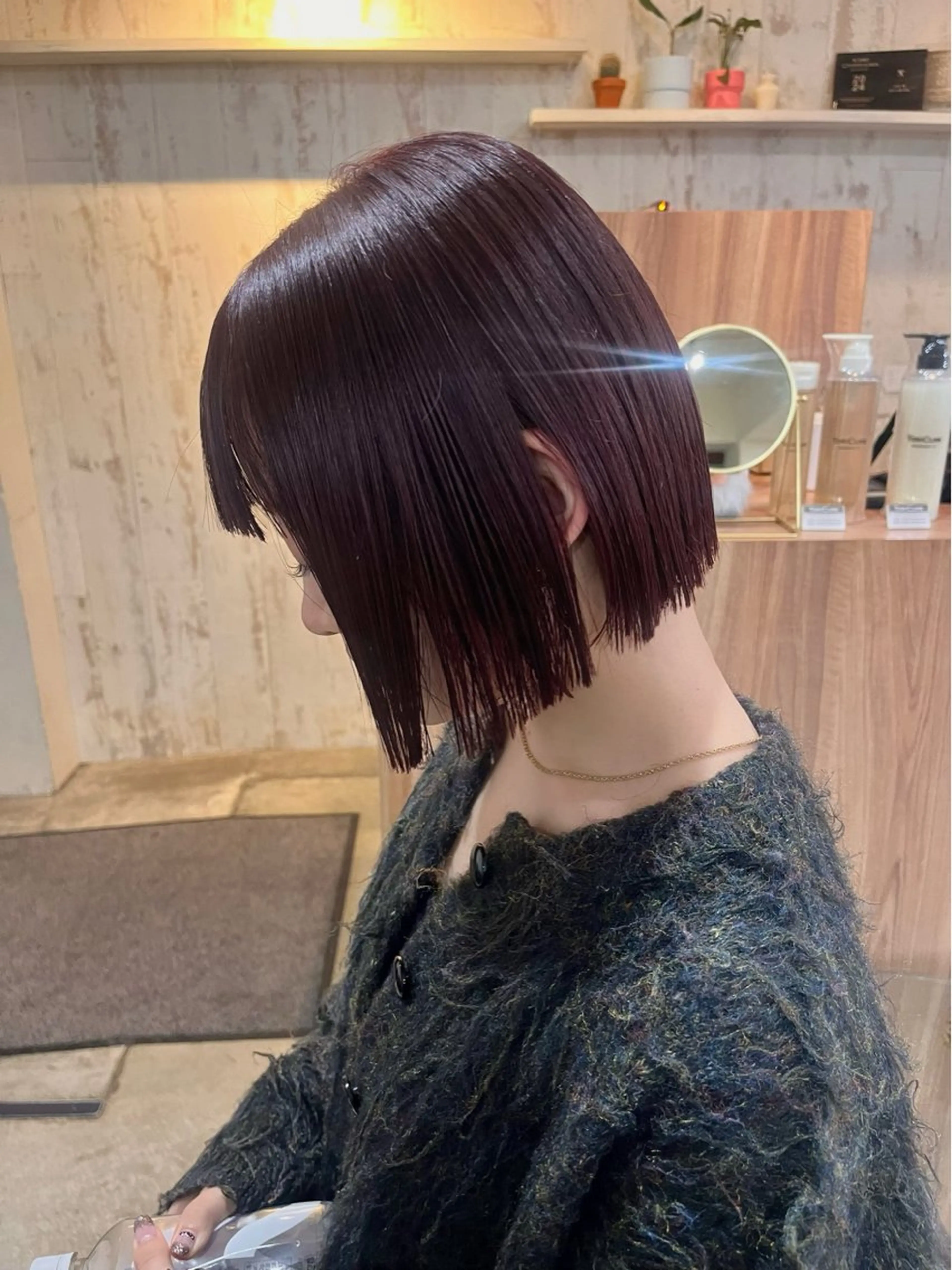 ショート カラー カット ヘアカラー トリートメント 松本優香/ボブ/ダ ブルカラー/髪質改善のヘアスタイル