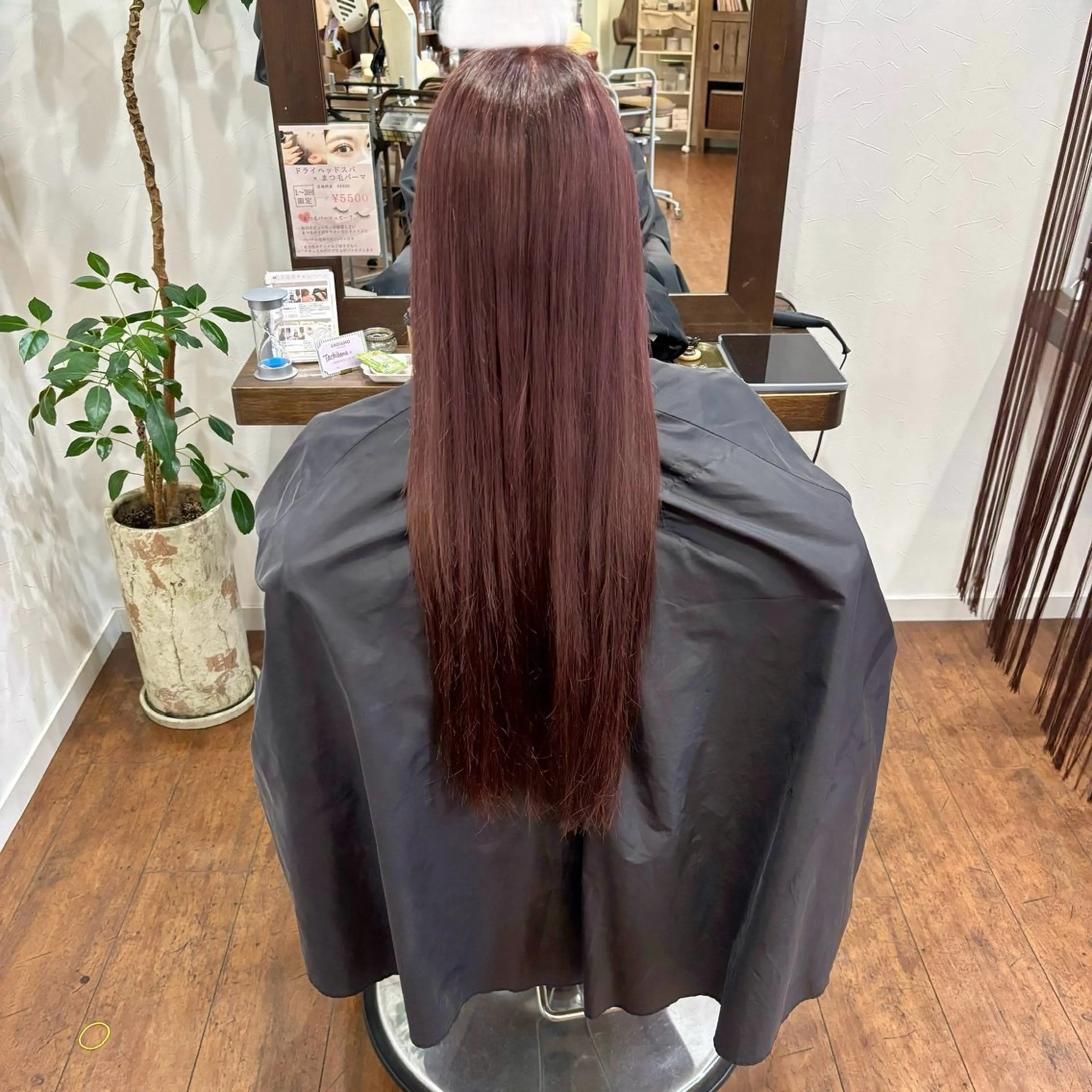 ロング 天野 妃菜のヘアスタイル