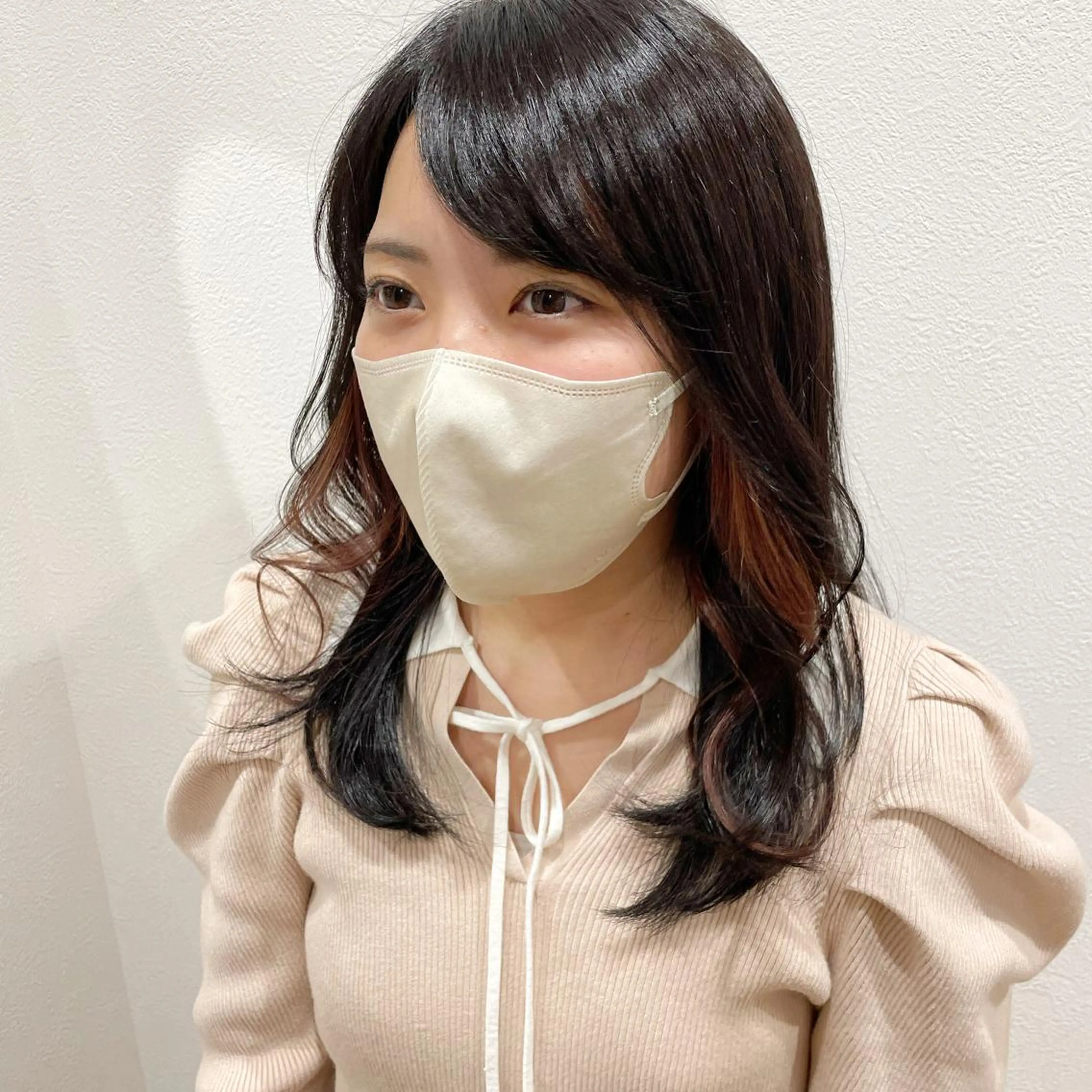 ミディアム カラー ‎manami 💞🩰のヘアスタイル