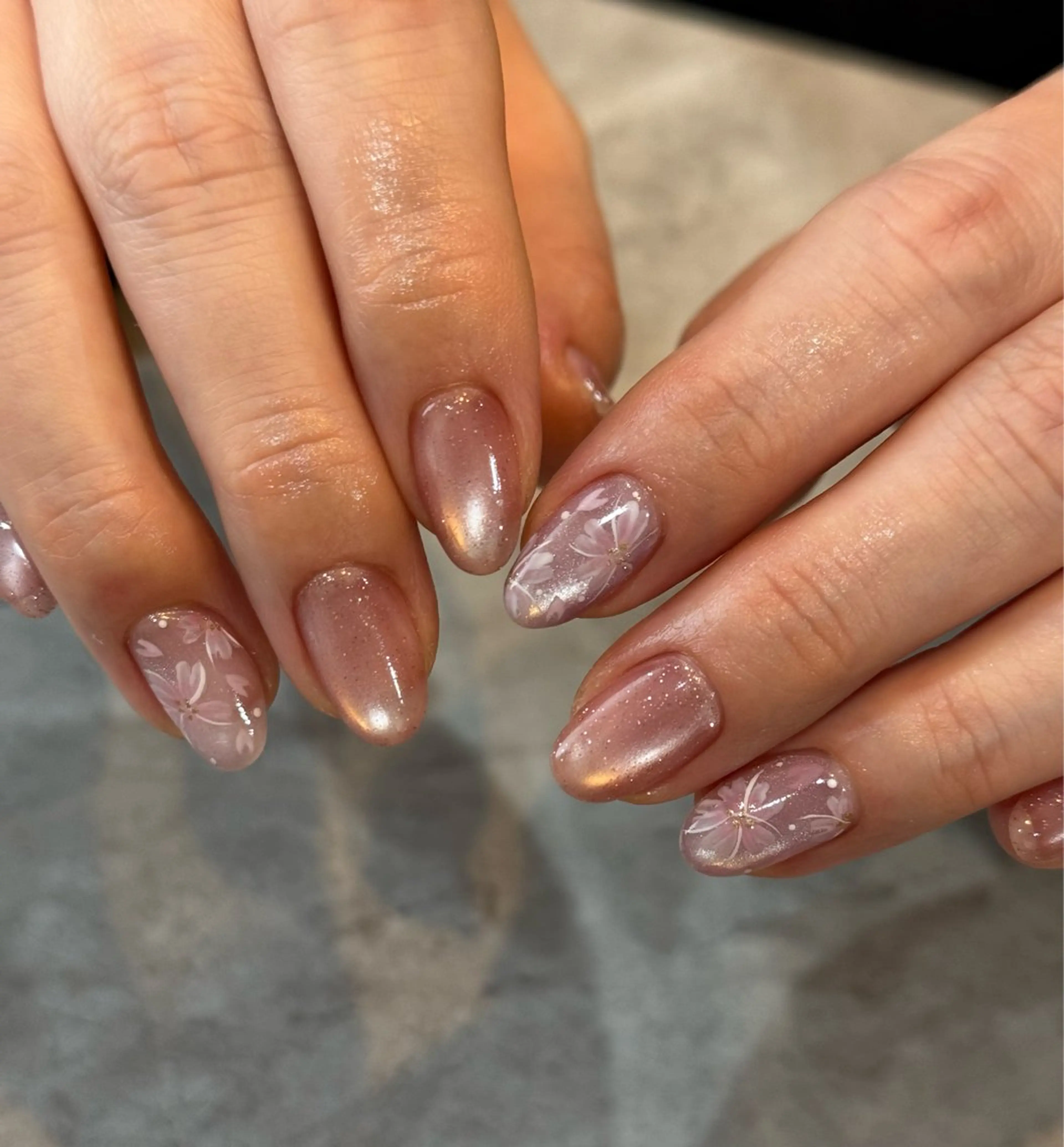 ネイル 桜ネイル ハンドネイル Blé nailのネイルデザイン