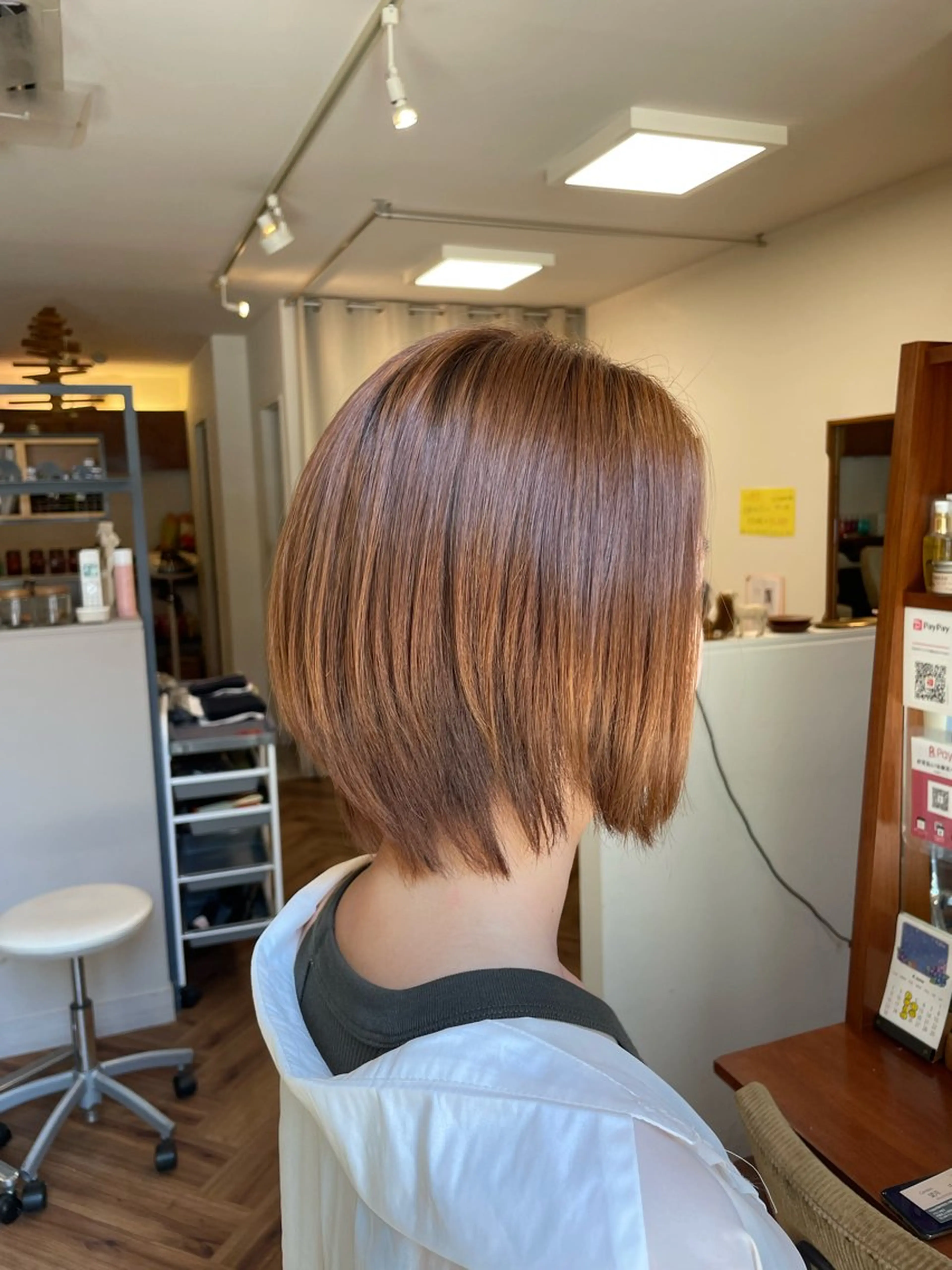 ショート 縮毛矯正 hygge　元住吉店所属・望月 千絵のヘアスタイル