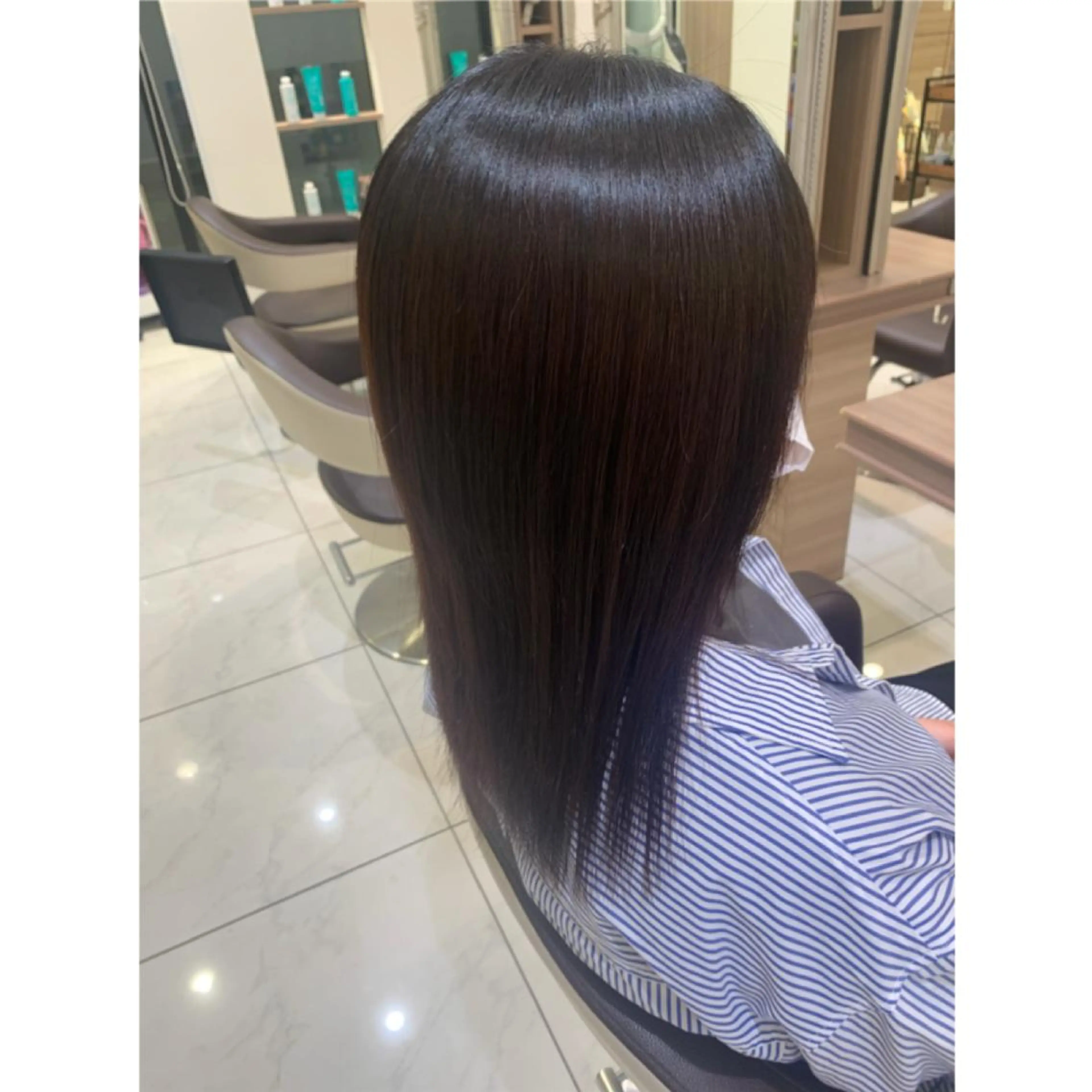 ロング パーマ 縮毛矯正 Dears 香芝店所属・関 優希のヘアスタイル