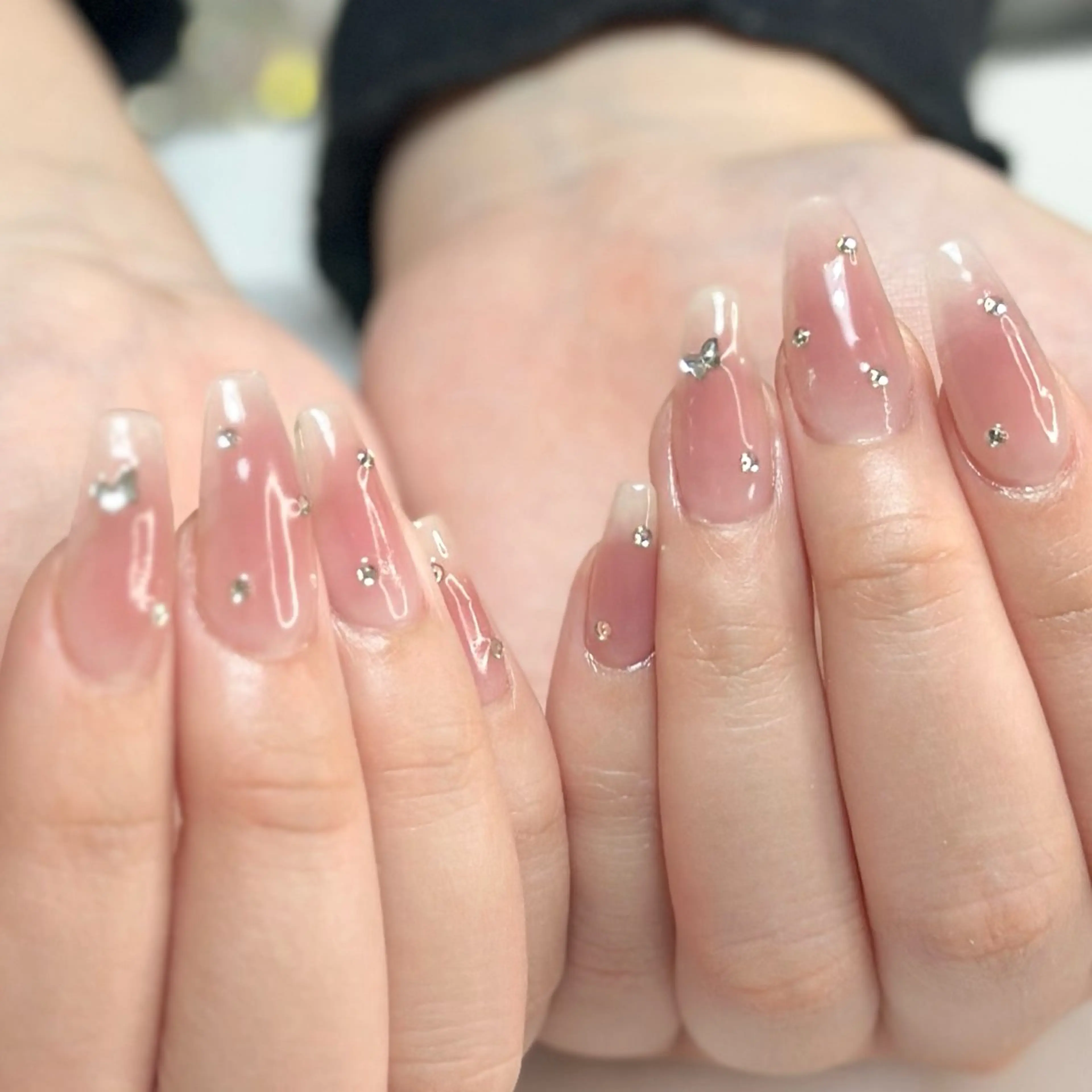 ネイル ストーンネイル ハンドネイル HAIR&MAKE POSH 日暮里のネイルデザイン