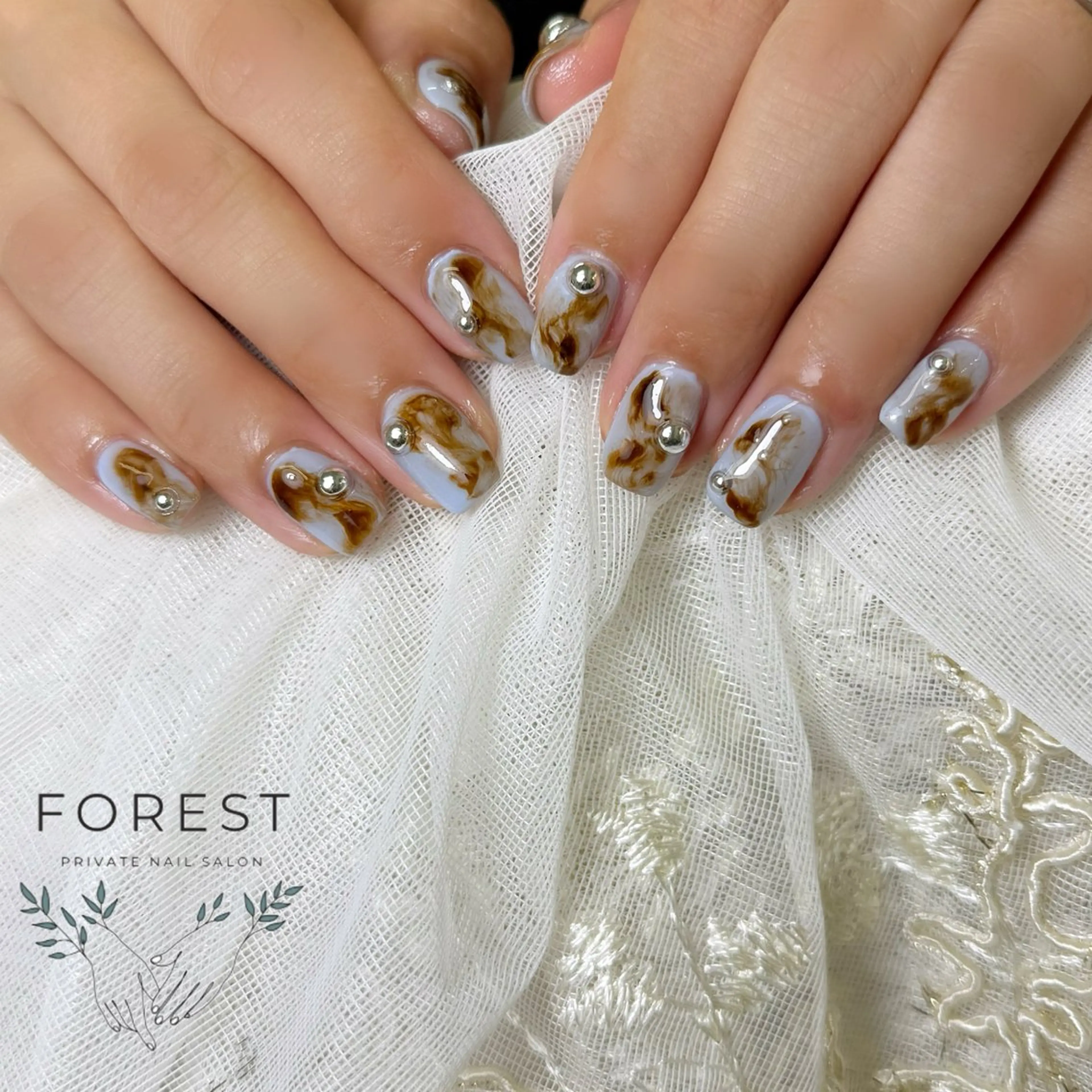 ネイル ハンドネイル 白岡市篠津自宅 サロンForestのネイルデザイン