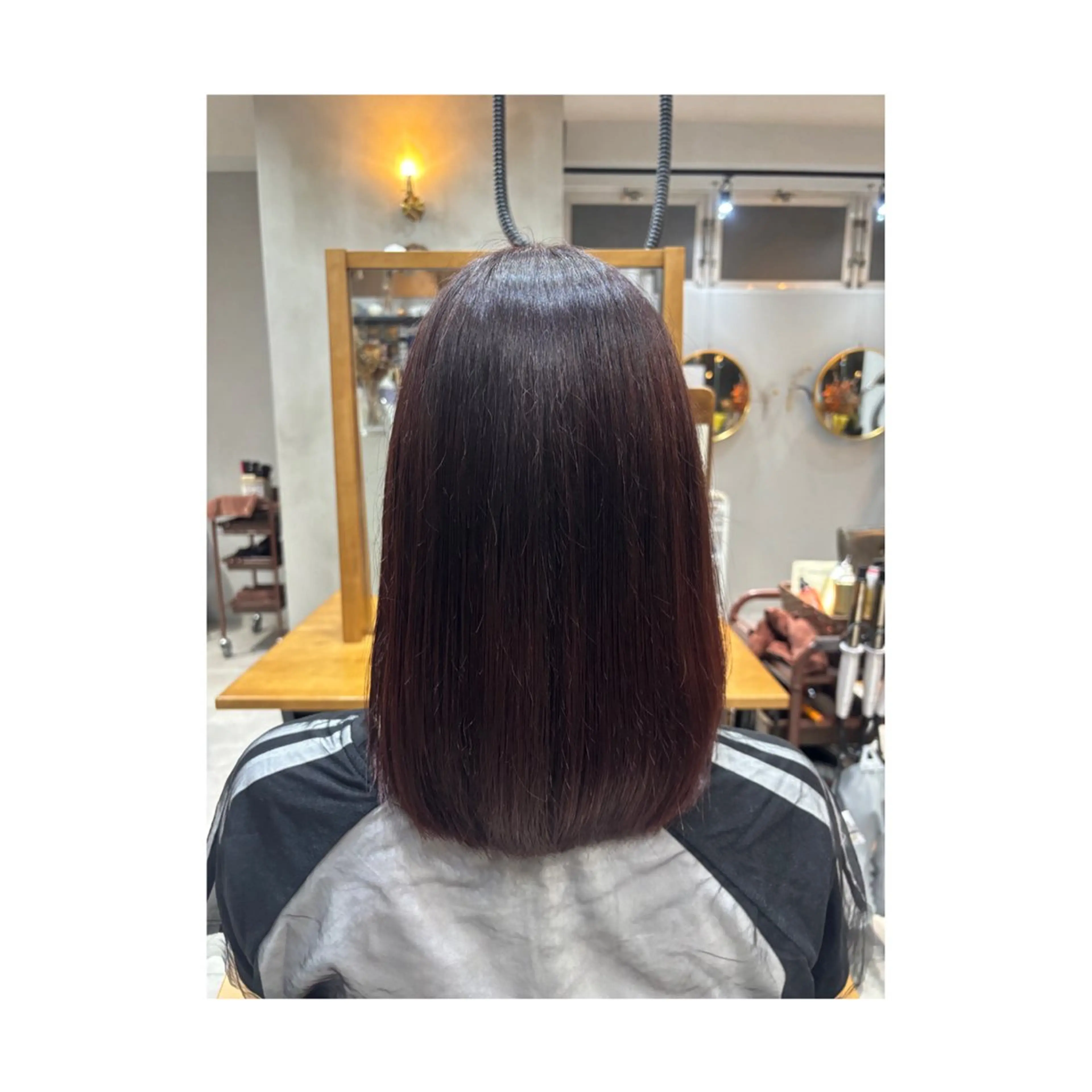 ミディアム カラー カット ヘアカラー トリートメント MIKU ☺︎のヘアスタイル