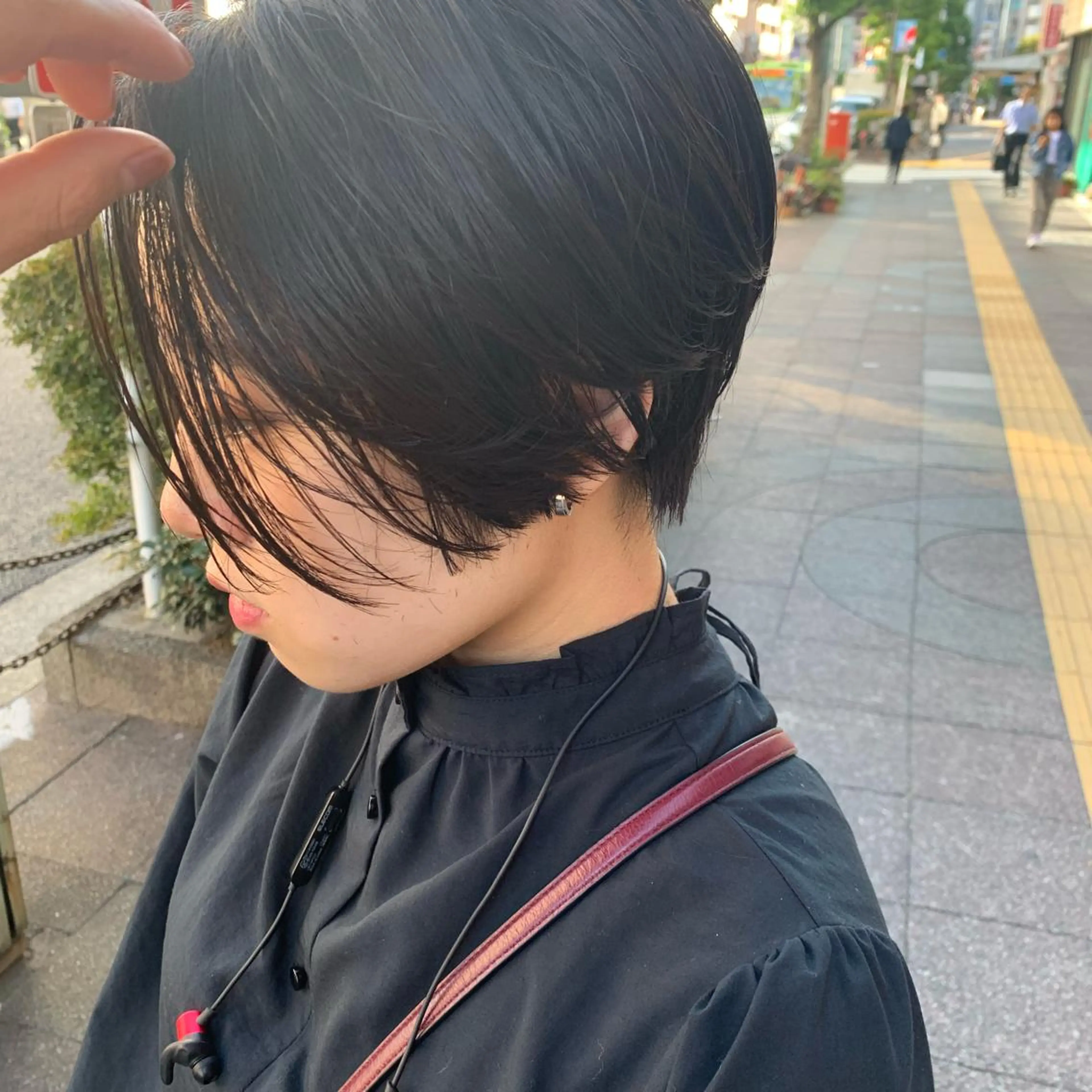 ショート カラー パーマ ヘアアレンジ メンズ ショートヘア 🟤TAP🟤 木曳野　金沢店のヘアスタイル