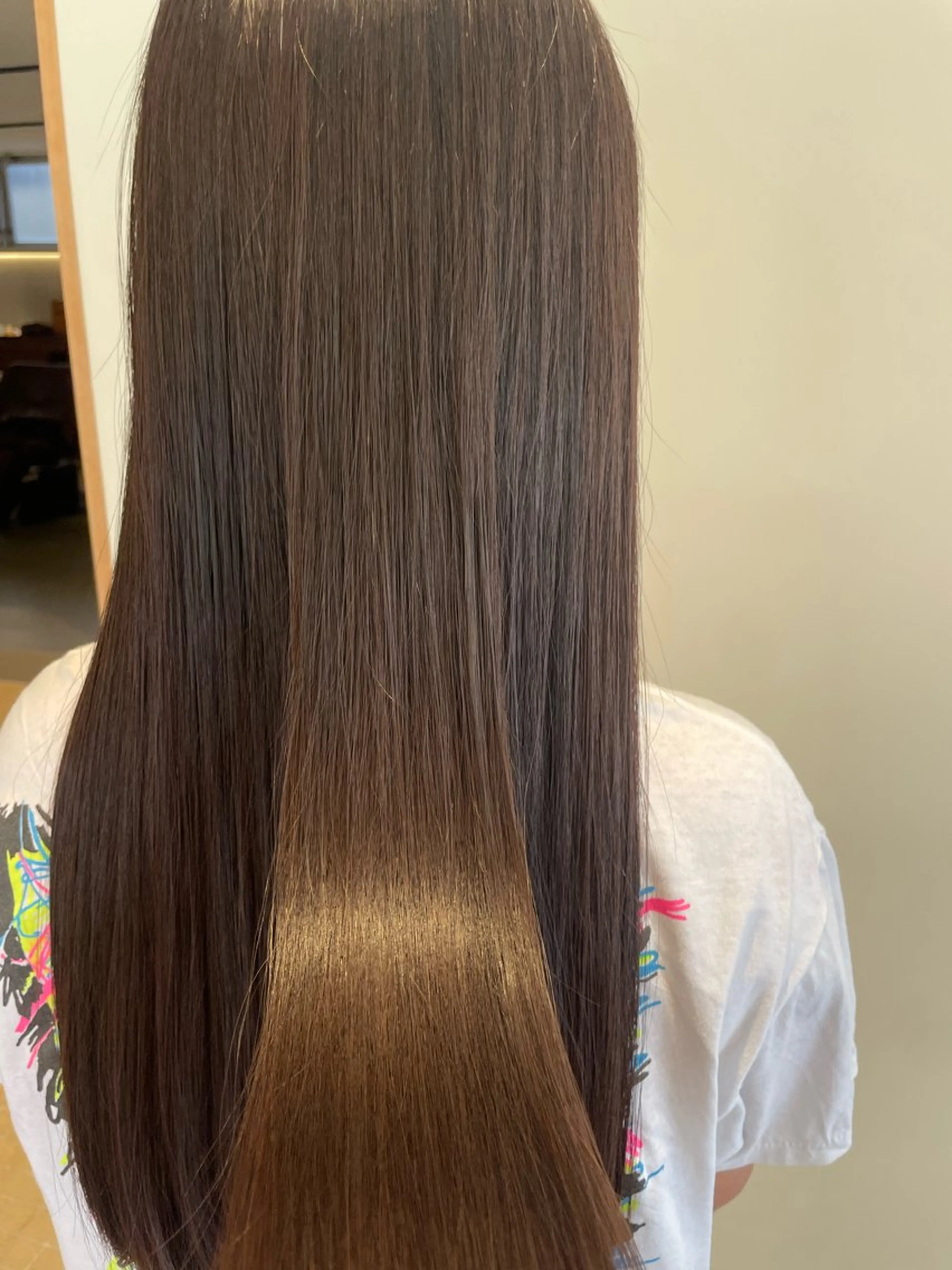 ロング 縮毛矯正 いまじゅく あおいのヘアスタイル