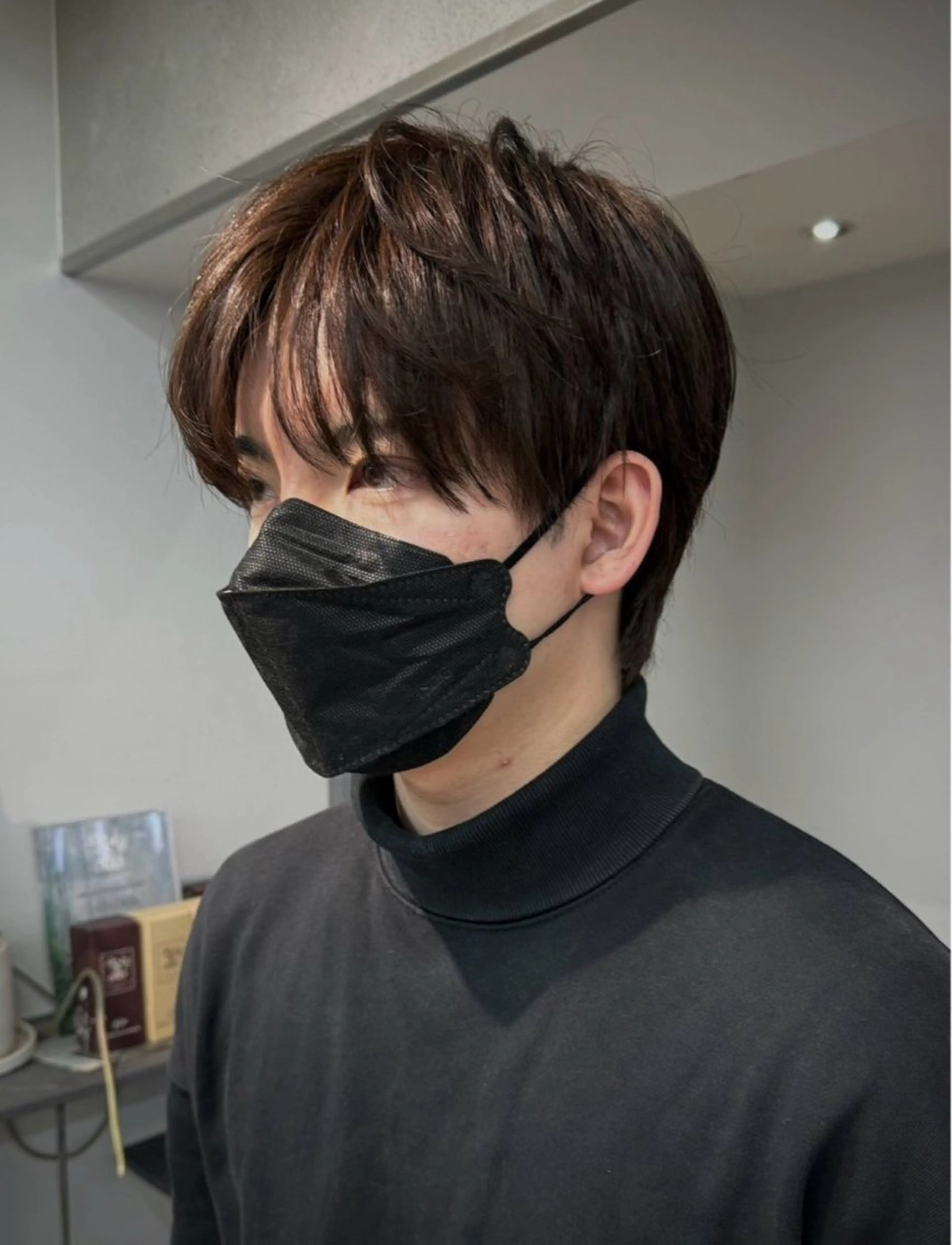 ショート メンズ マッシュ ショートヘア ナチュラル×色気パ ーマ 渋谷/マナミのヘアスタイル