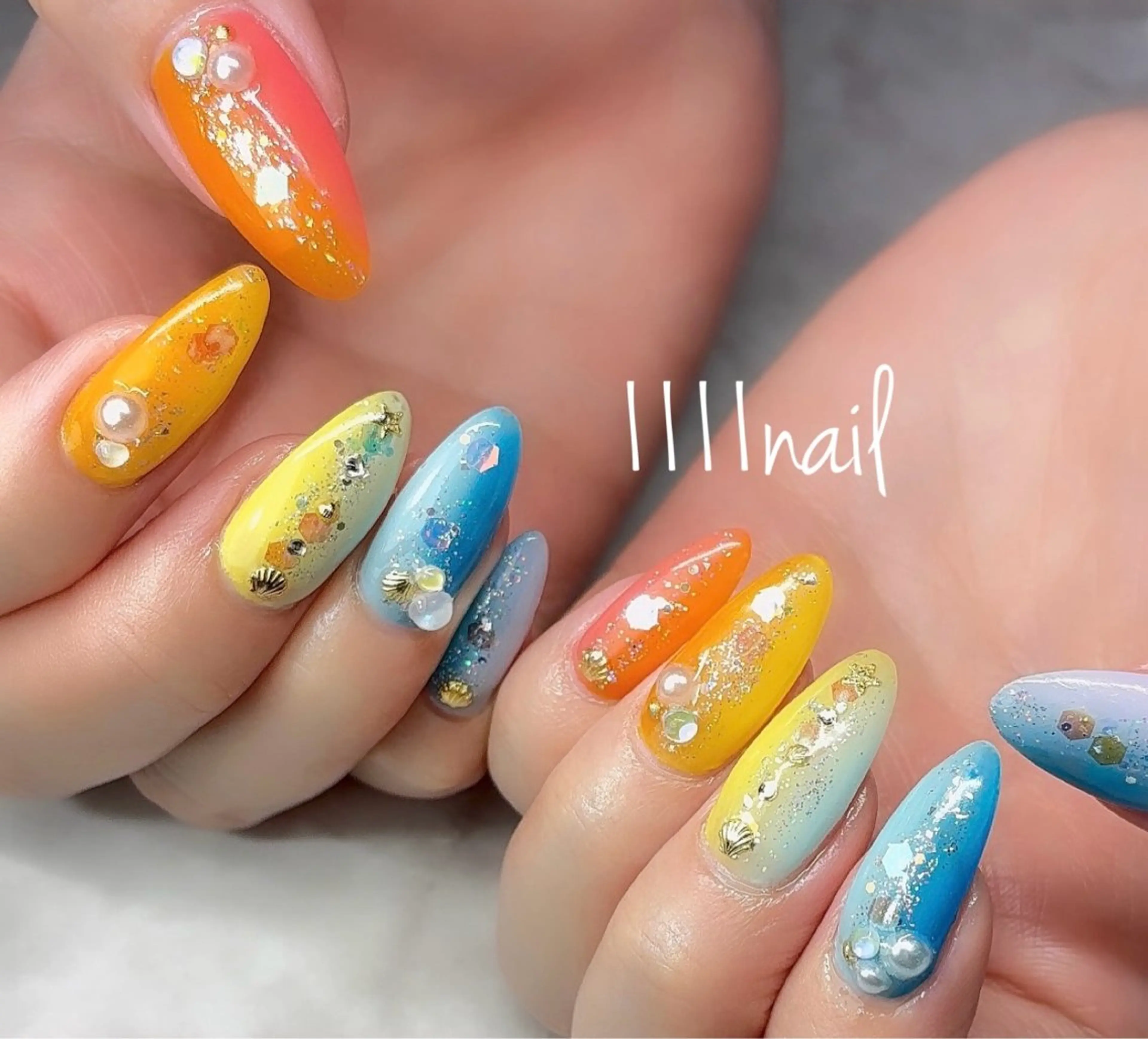 ネイル ハンドネイル 1111nail イチカワのネイルデザイン