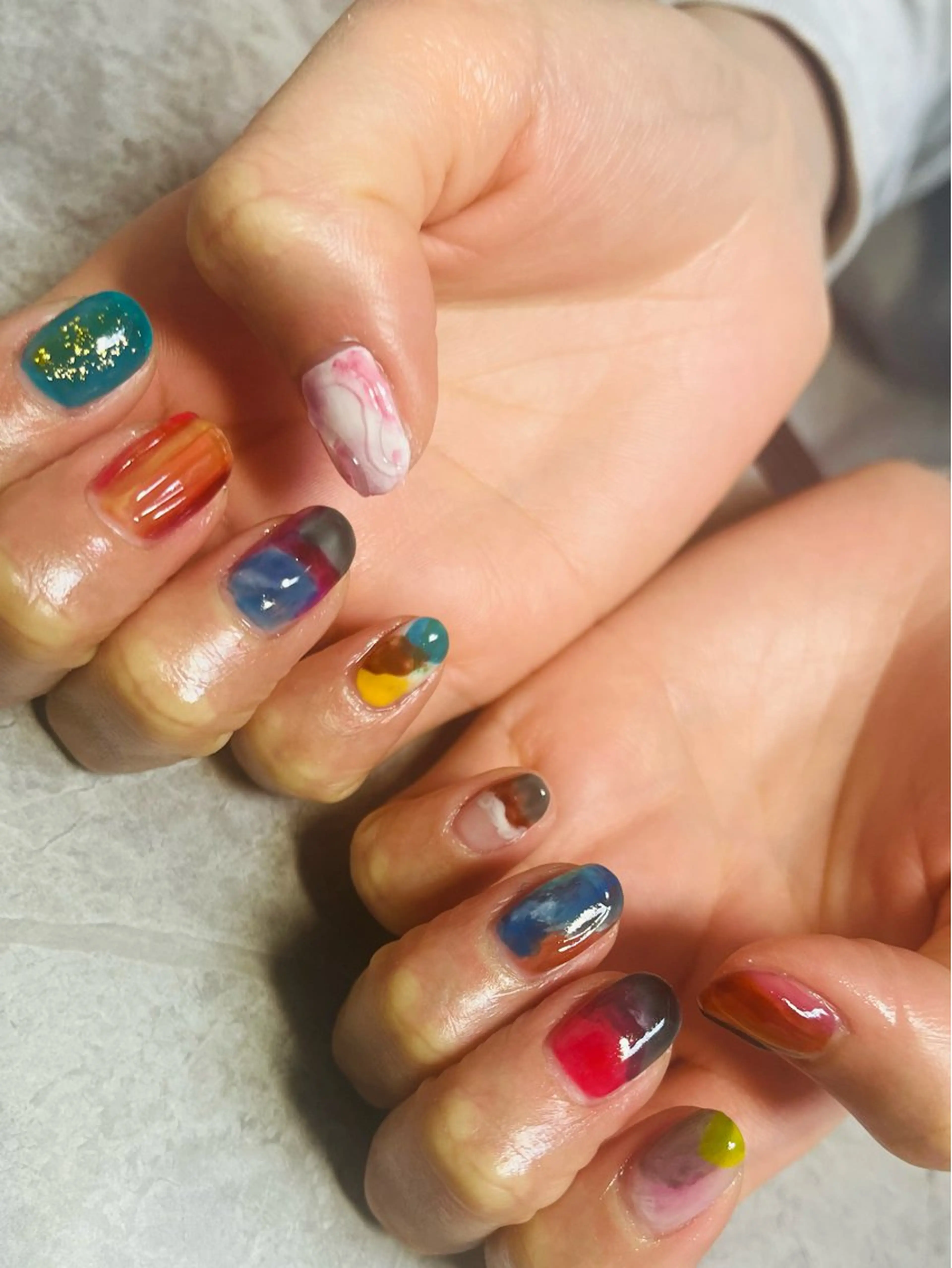 ネイル ニュアンスネイル ハンドネイル ハンドケア Felice所属・ベテランネイル cnc  nailのネイルデザイン