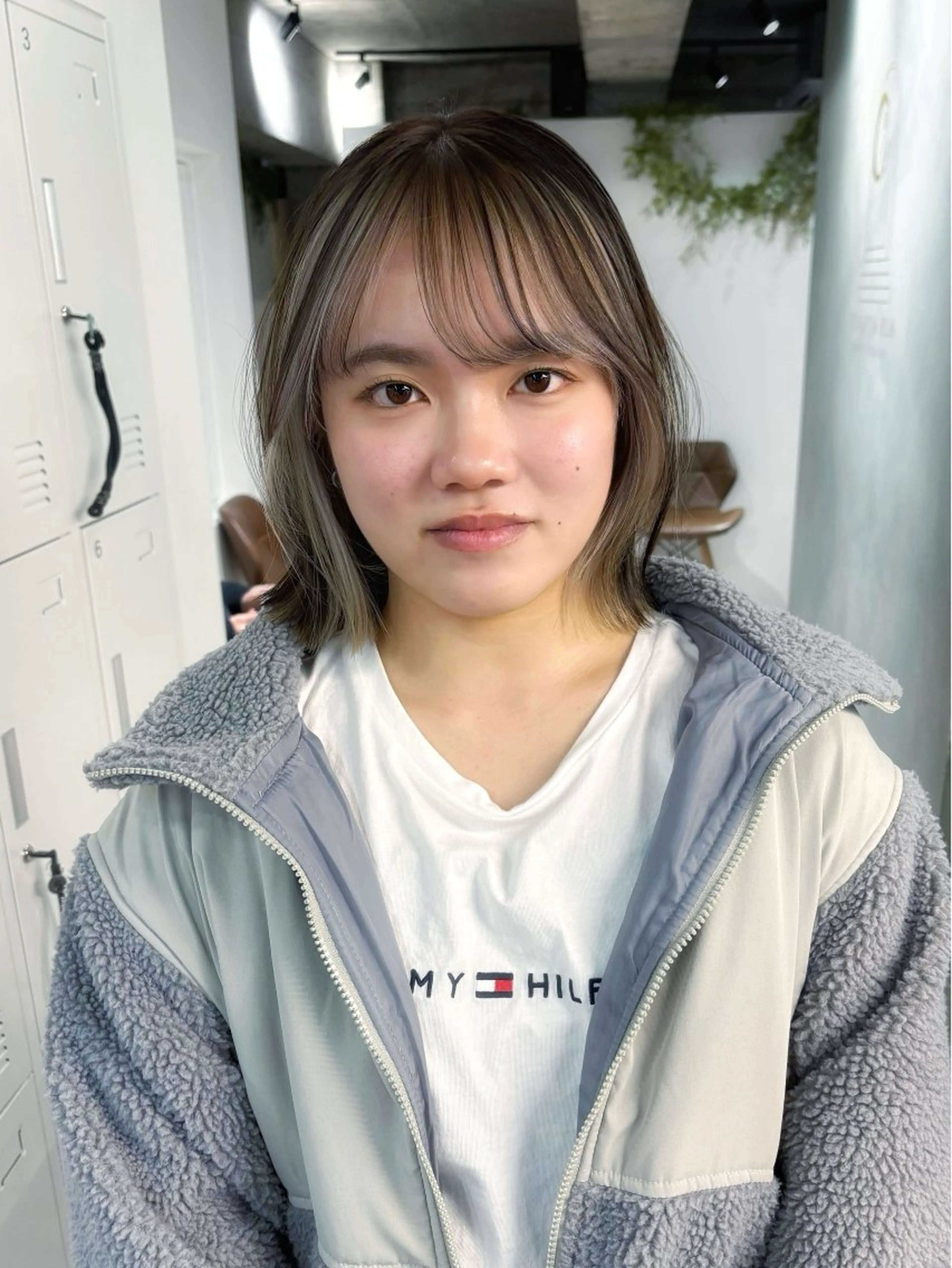 ショート ボブ 外ハネヘア TONUKOA RUA下北沢店【トヌコア ルア】所属・丸山璃子 /パーマ/レイヤーのヘアスタイル