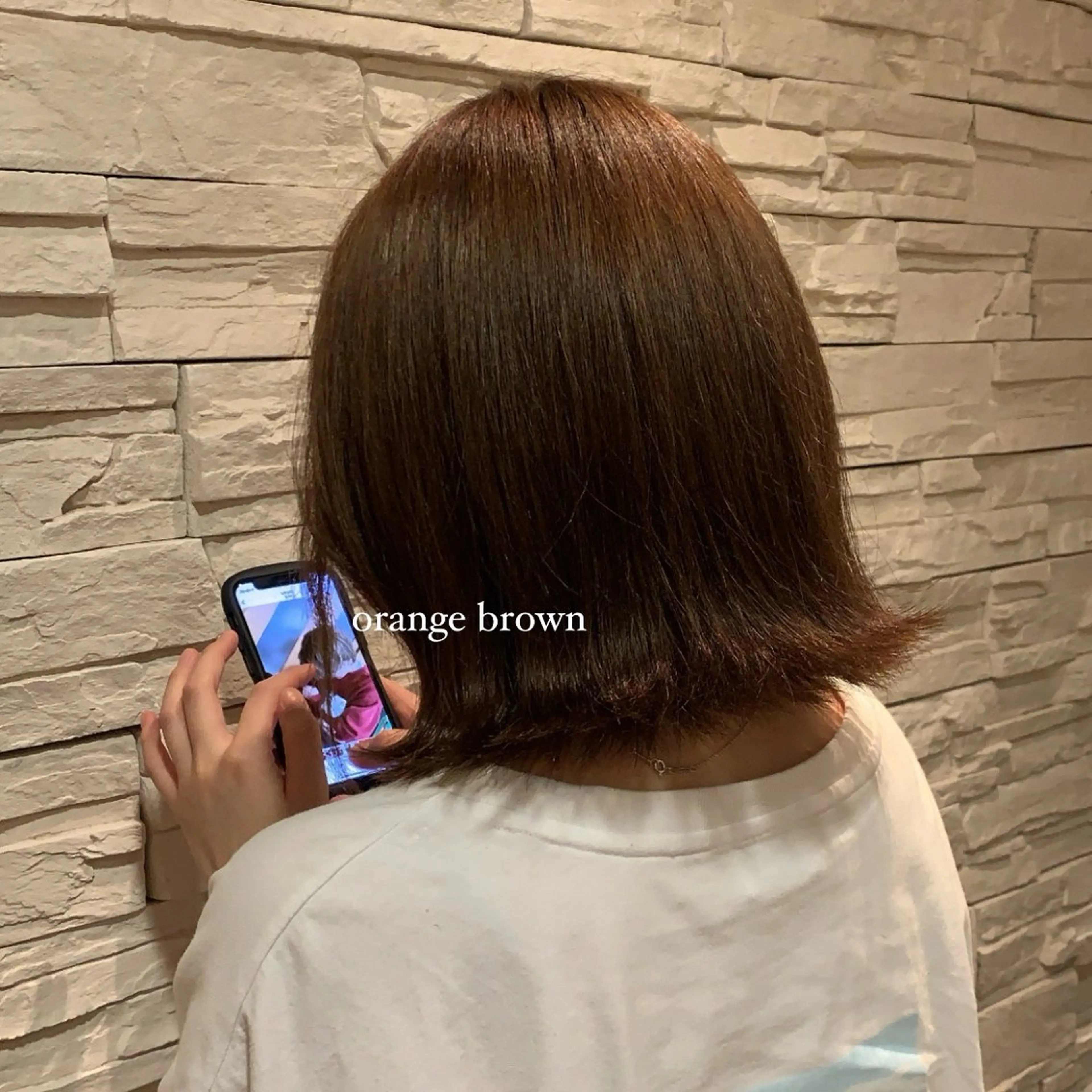 ミディアム カラー an.nico所属・レイヤー/透明感艶 カラー丸山ななほのヘアスタイル