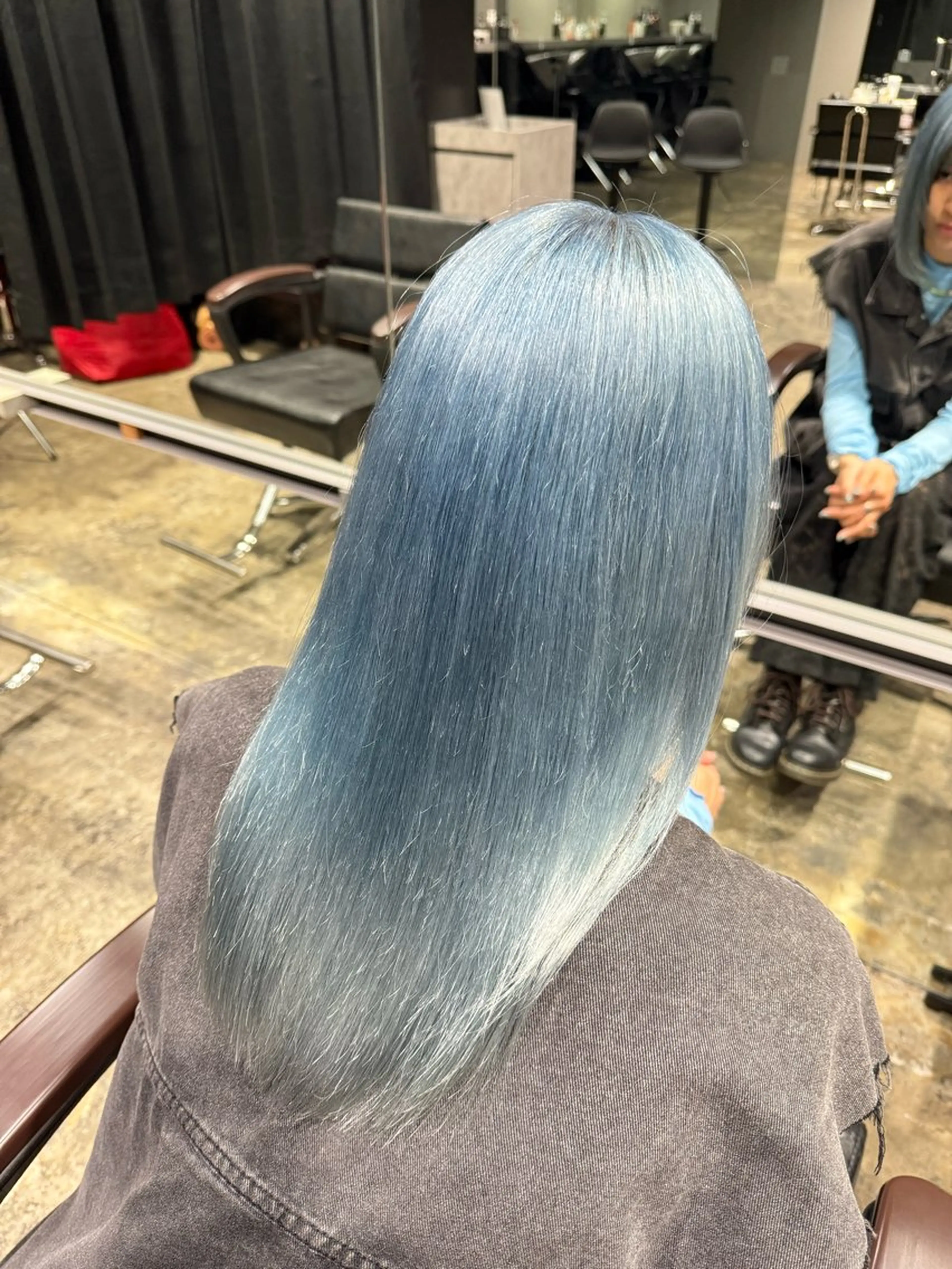ミディアム カラー ヘアカラー トリートメント ヘッドスパ ヘアセット ROIS渋谷【ロイス】所属・高橋大樹/グレージュ /ベージュ/美髪のヘアスタイル