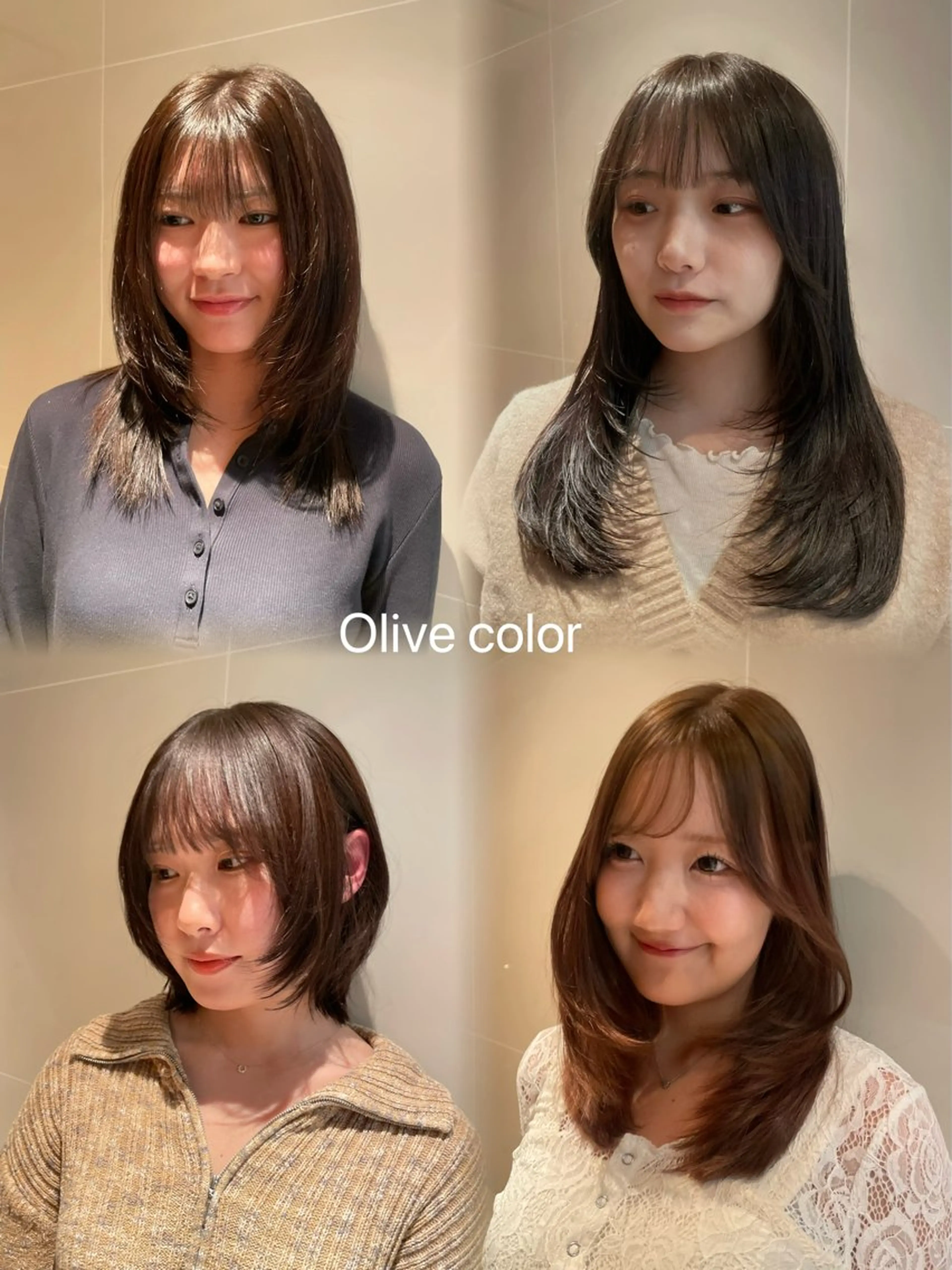 セミロング ヘアカラー レイヤー/艶髪 /chihiro🩰のヘアスタイル