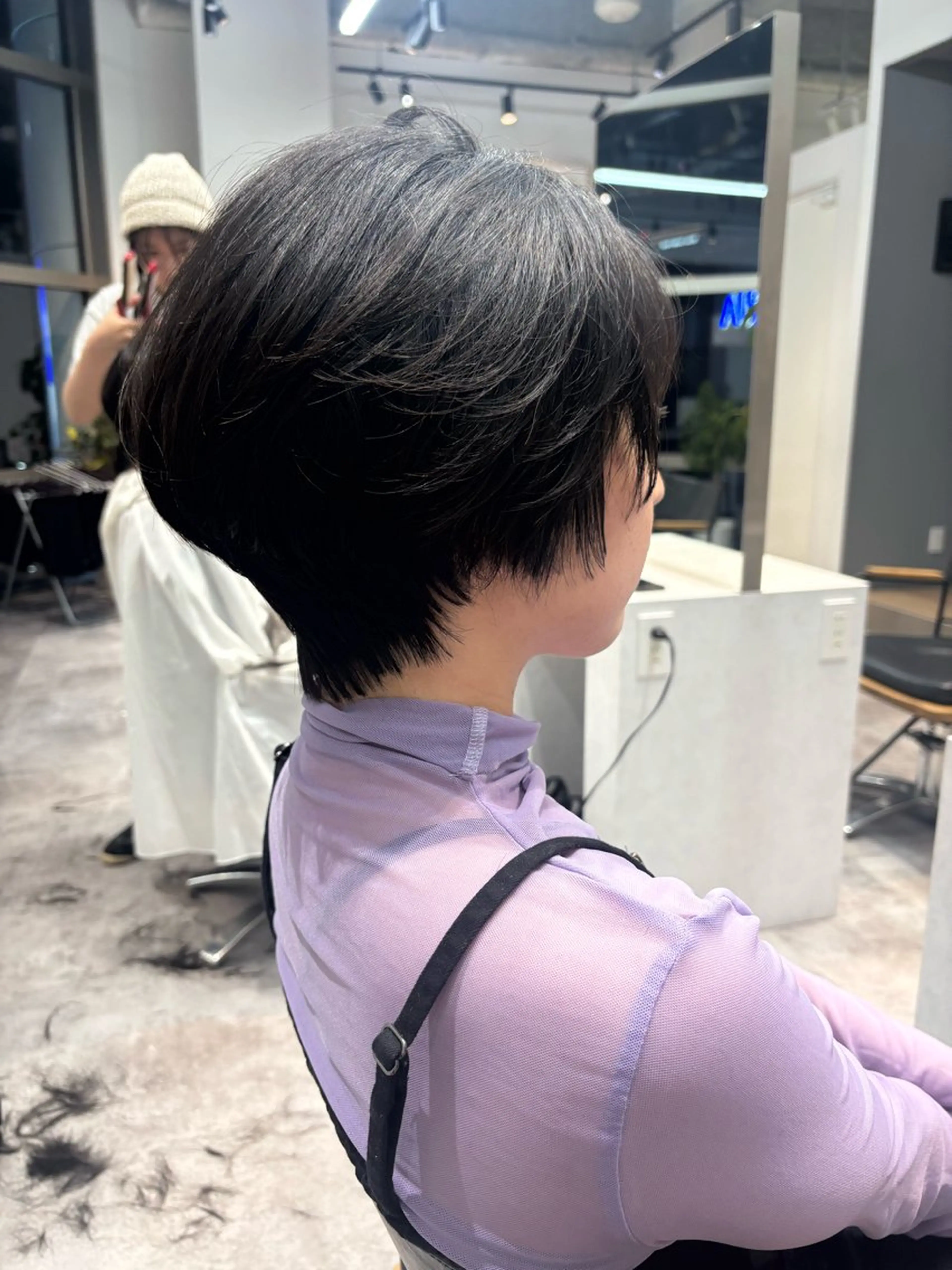 ショート カラー ヘアアレンジ レイヤー/メンズ🥑 マエダアズミ🥑のヘアスタイル