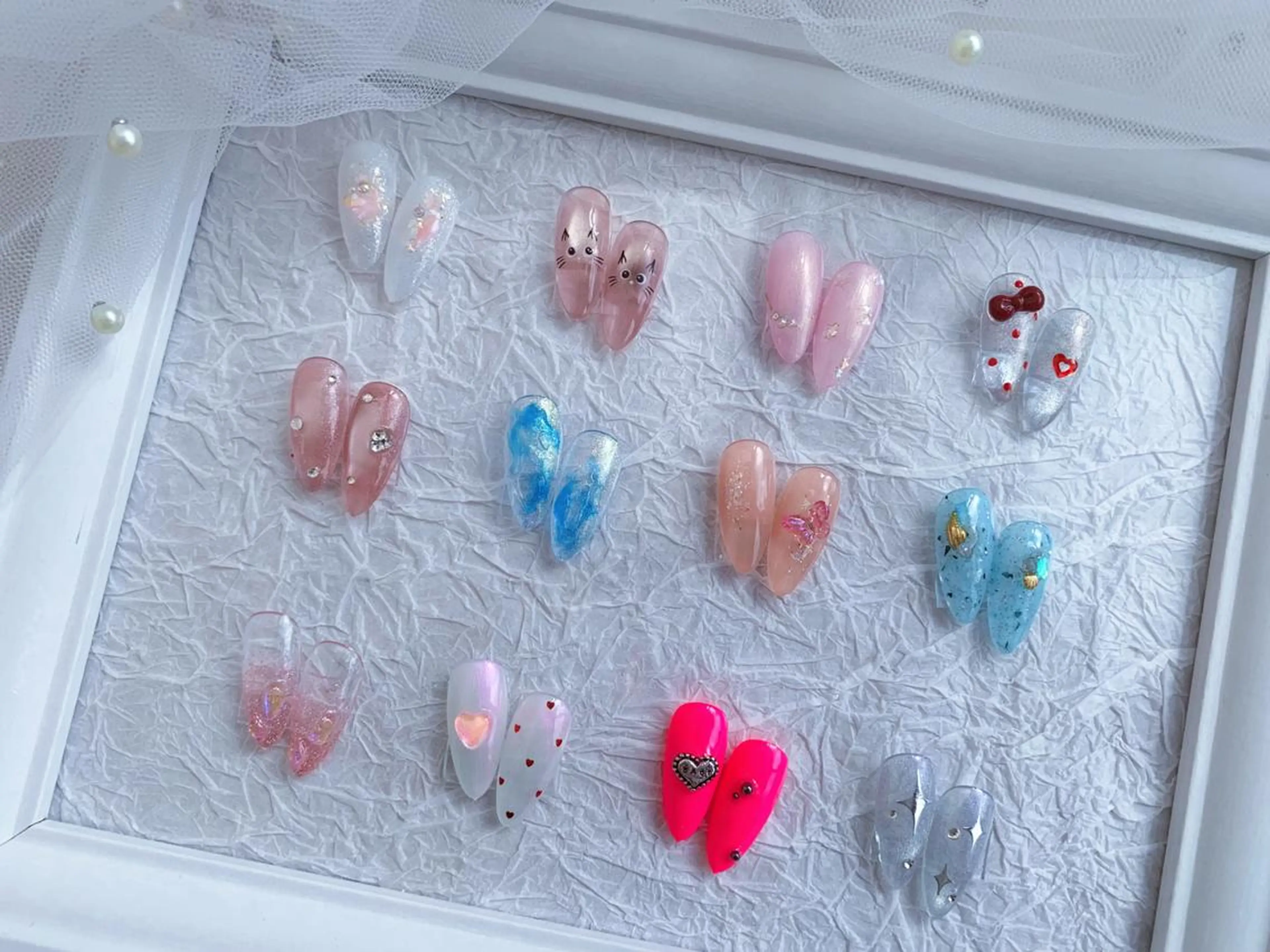 6週年キャンペーン中!★ チップ長さだし10本店内限定デザインの写真