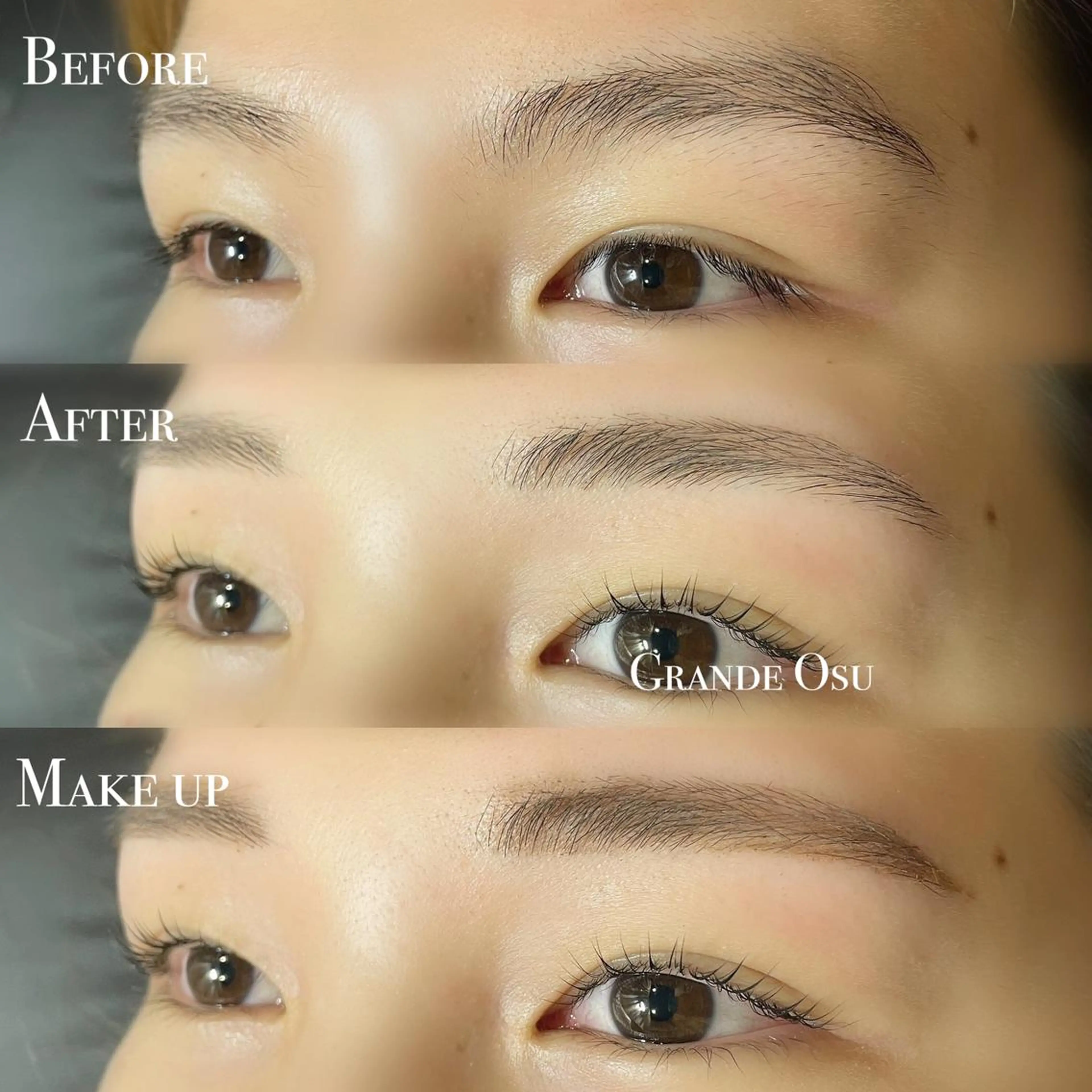 マツエク・マツパ パリジェンヌラッシュリフト マツパ GRANDE OSU 藤原/eye店長のマツエク・マツパデザイン