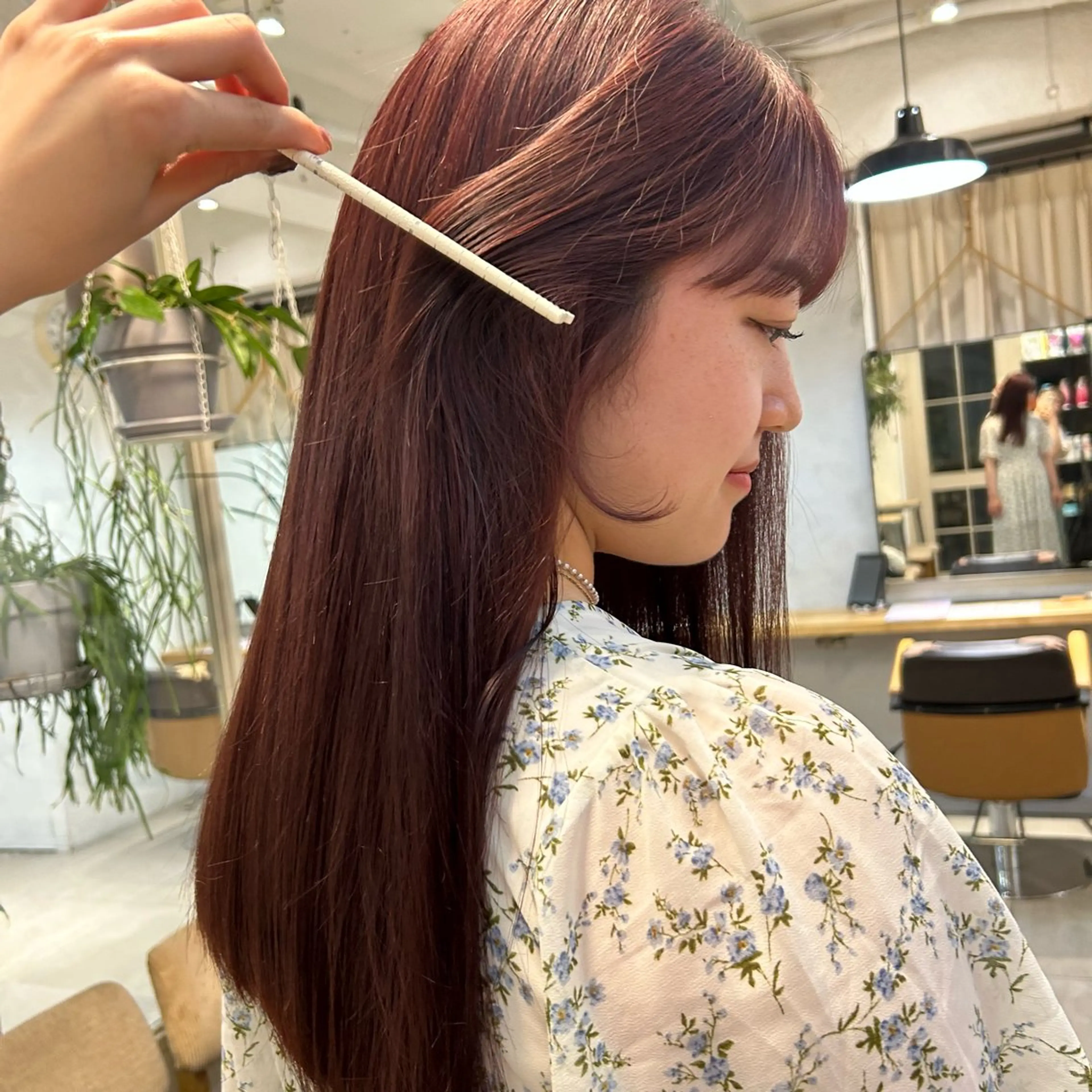 ロング カラー カット ヘアカラー じゅわっと暖色カラー 🍊Moemiのヘアスタイル