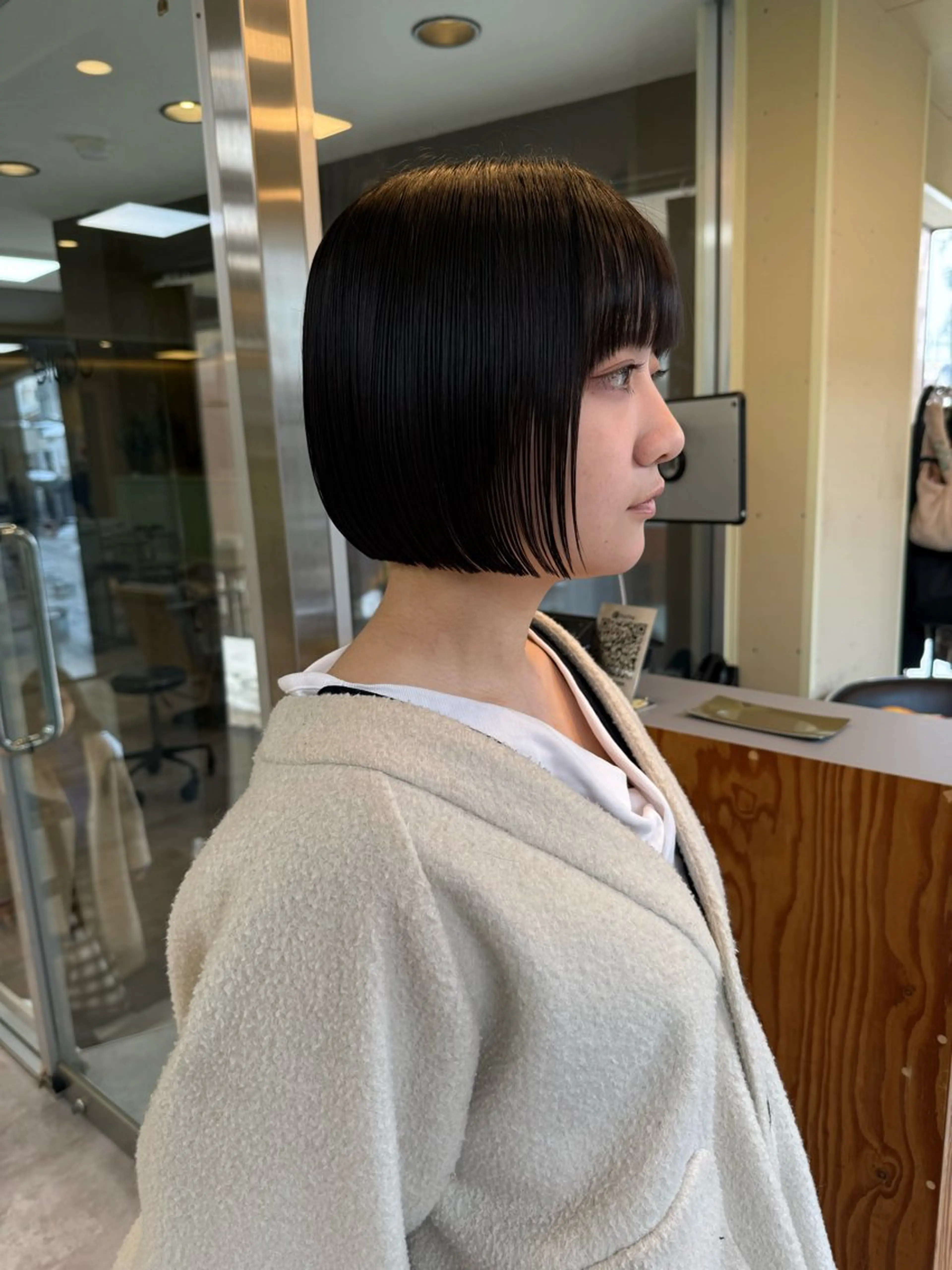 ショート カラー カット ヘアカラー 伶風/ボブ/ ハッシュカットのヘアスタイル