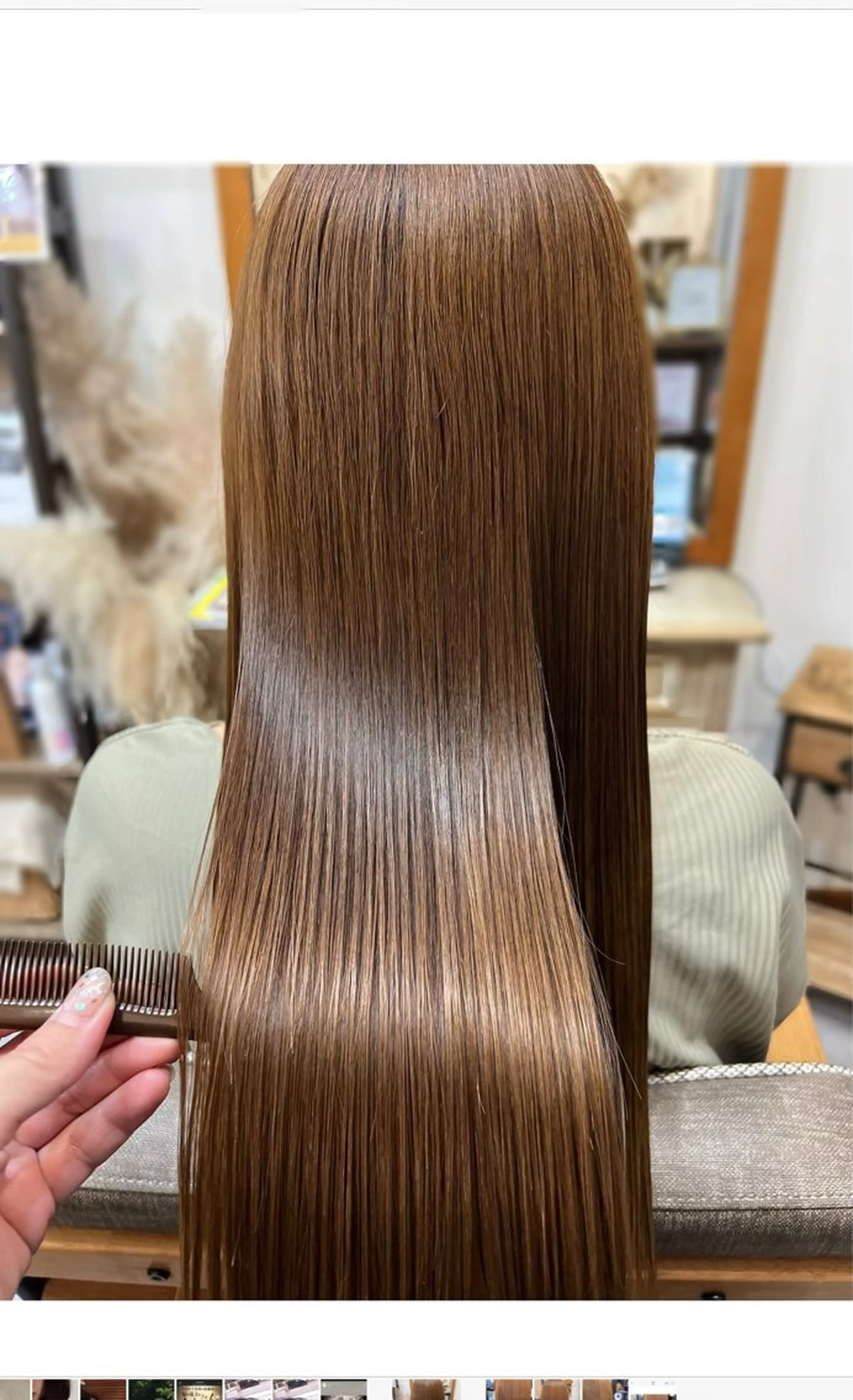 ロング 髪質改善 トリートメント トリートメント hair works raptureのヘアスタイル